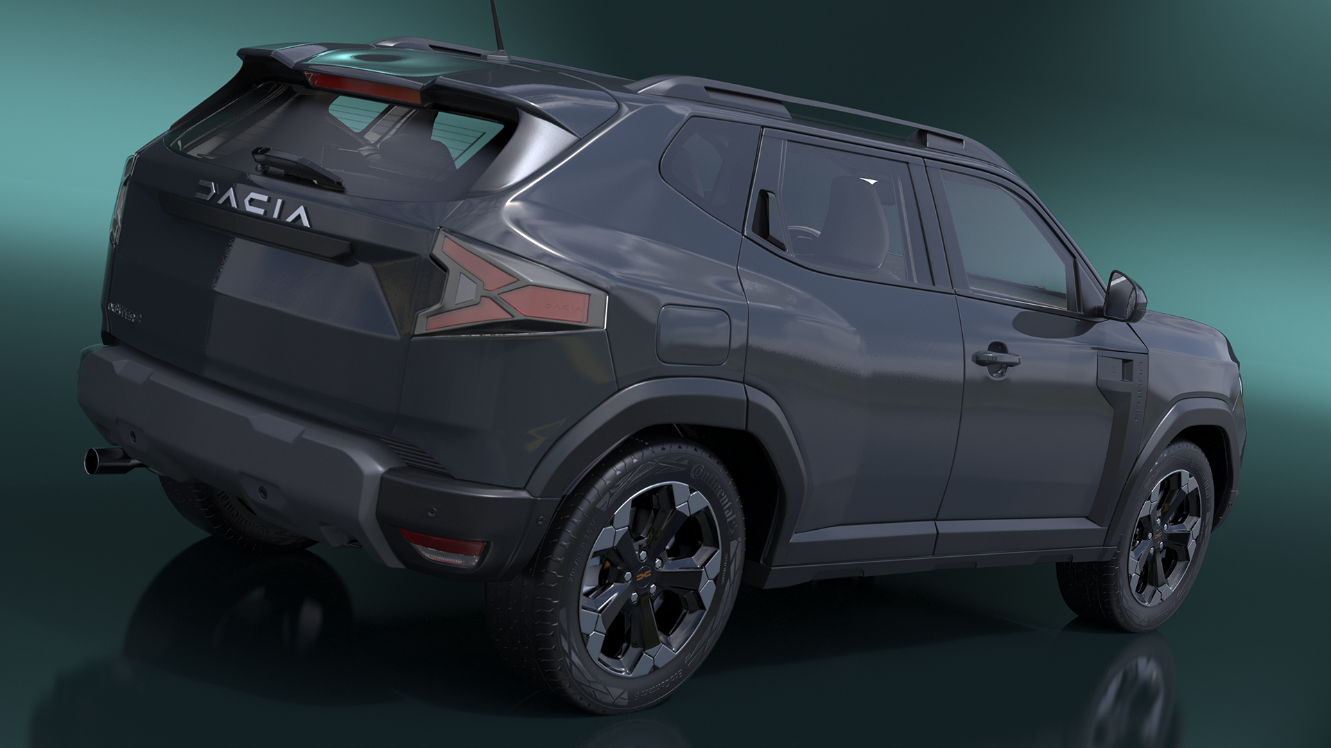 Dacia Duster 2024 Crossover Gray 3D