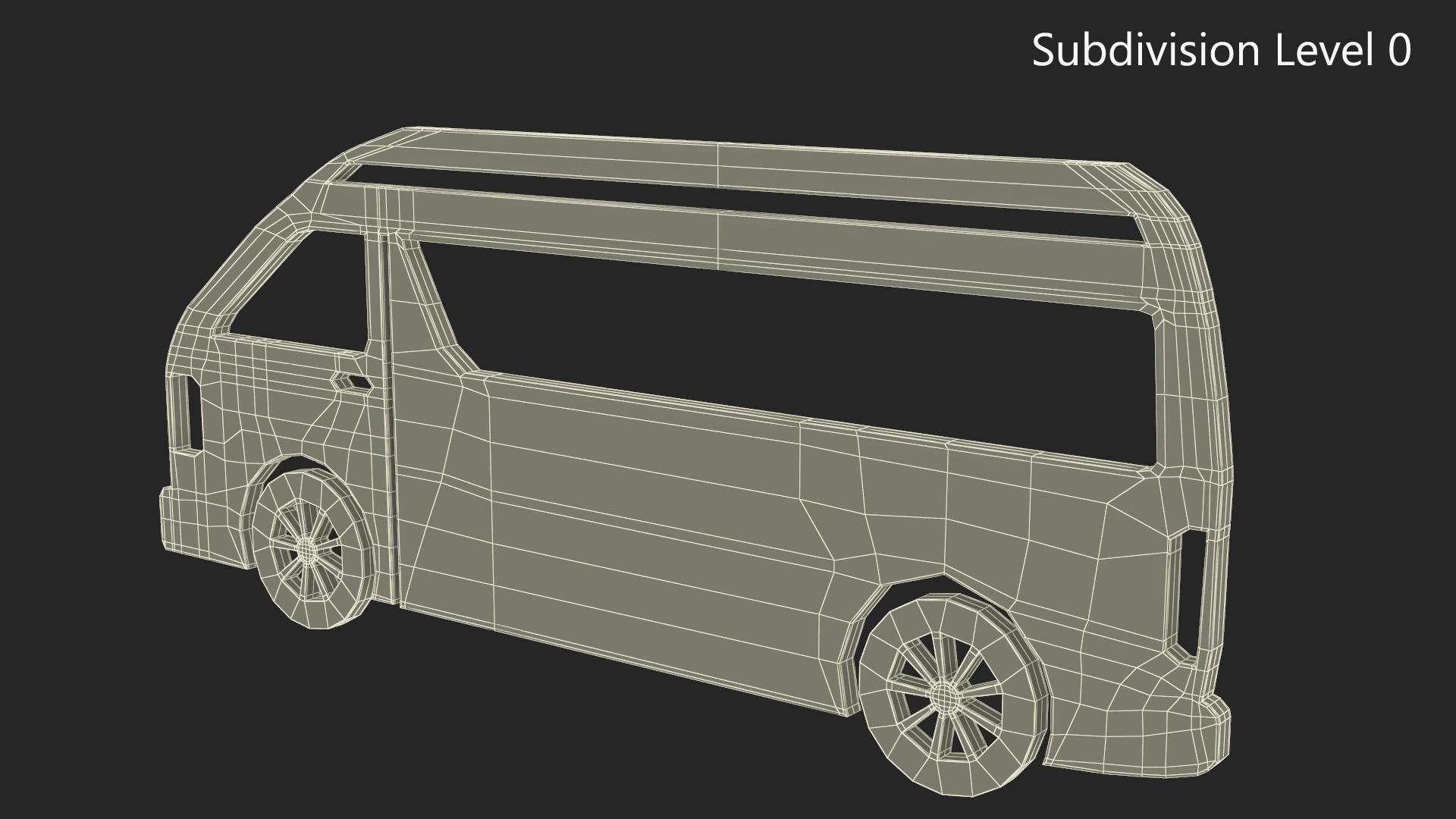 Van Silhouette 3D model