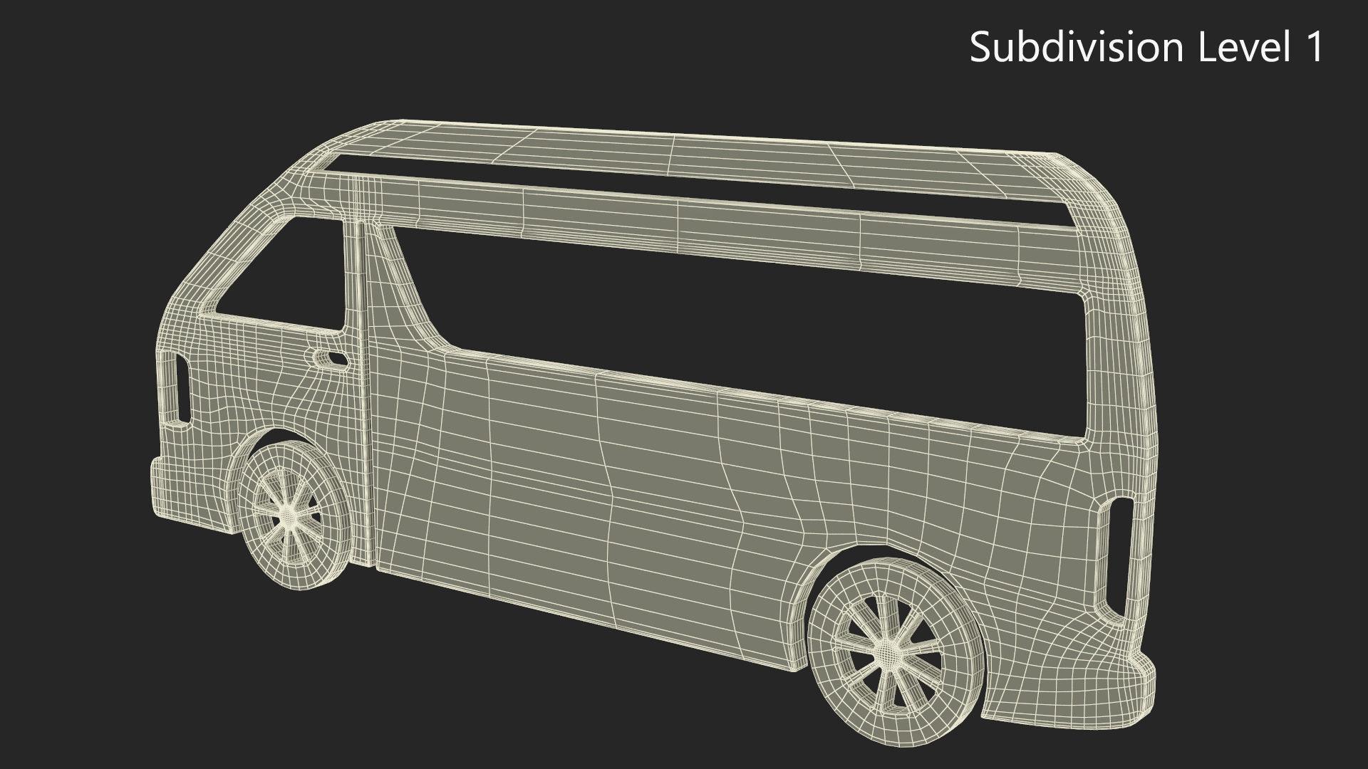 Van Silhouette 3D model