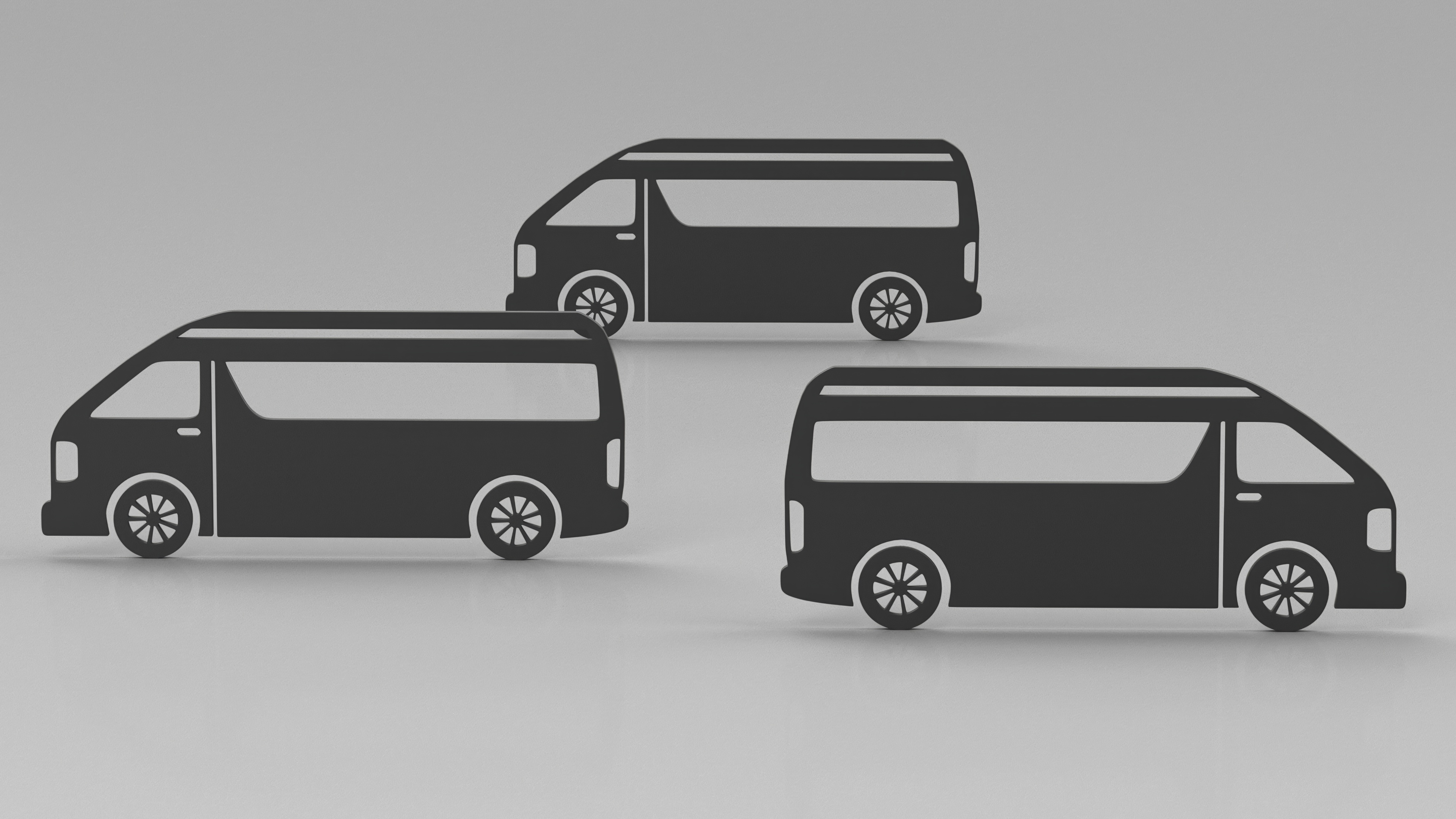 Van Silhouette 3D model