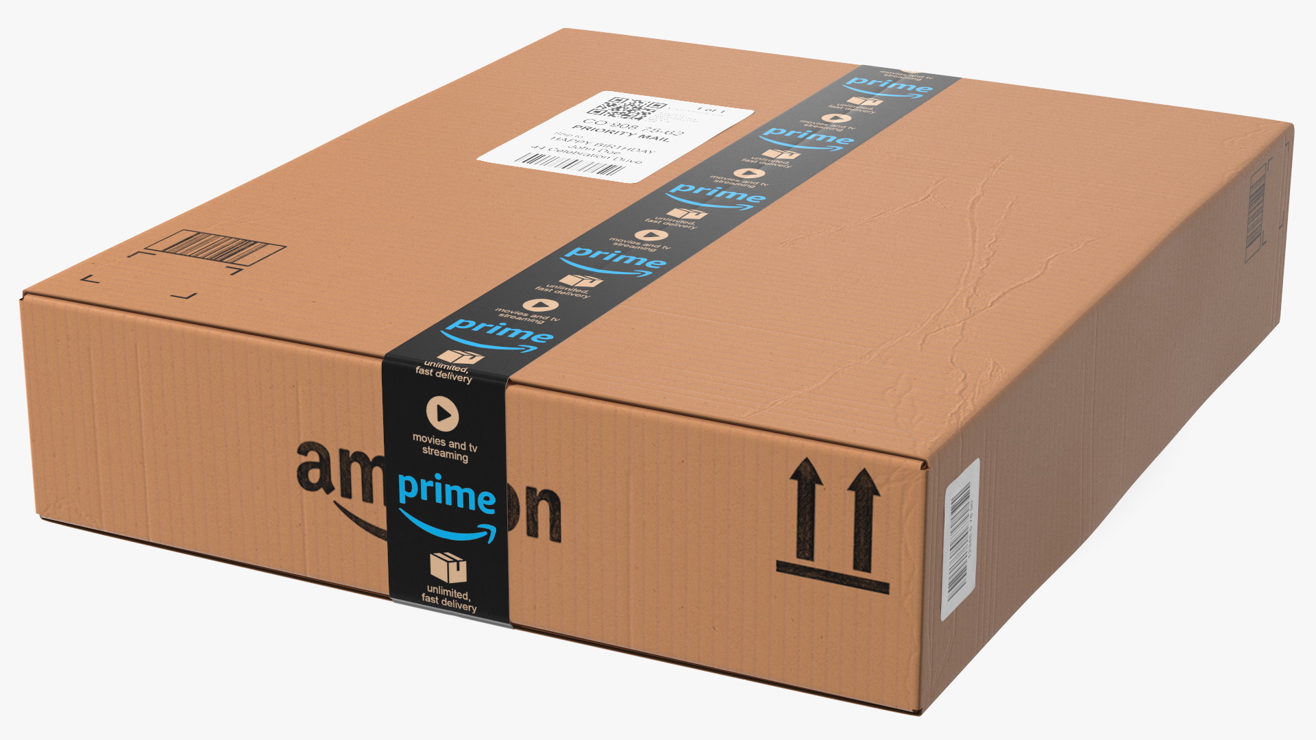 Amazon Parcels Box 53x45x12 3D