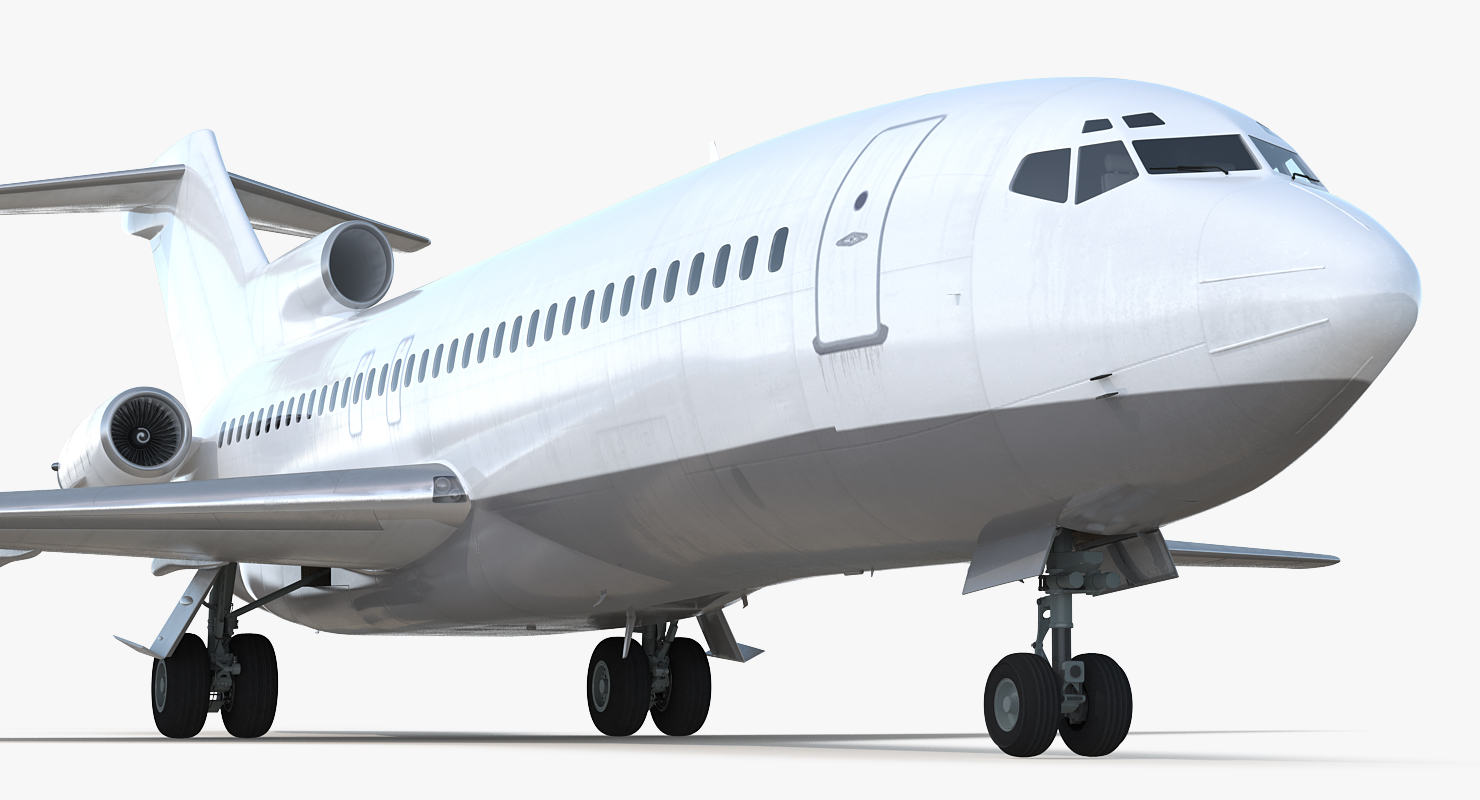 Boeing 727 100 Generic Rigged 3D model