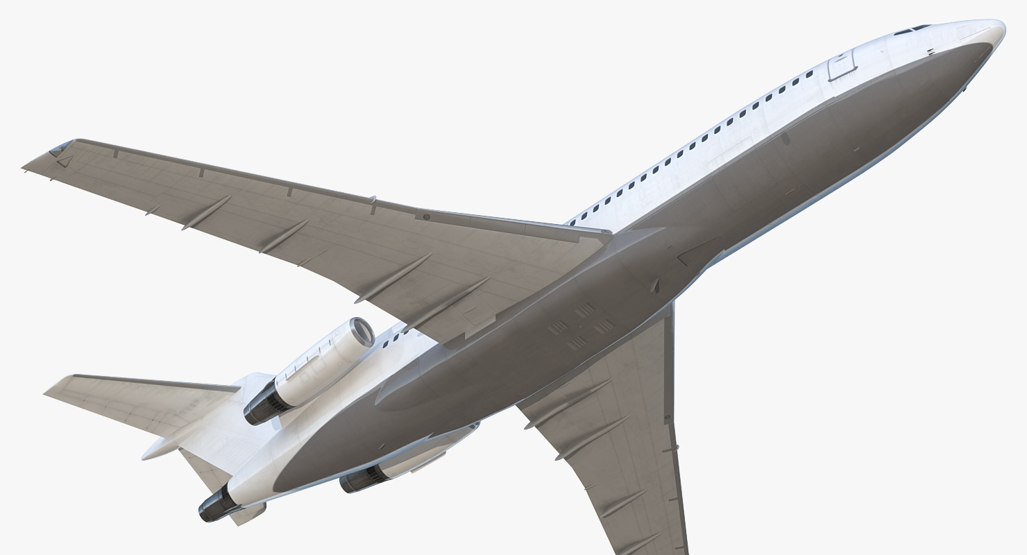 Boeing 727 100 Generic Rigged 3D model