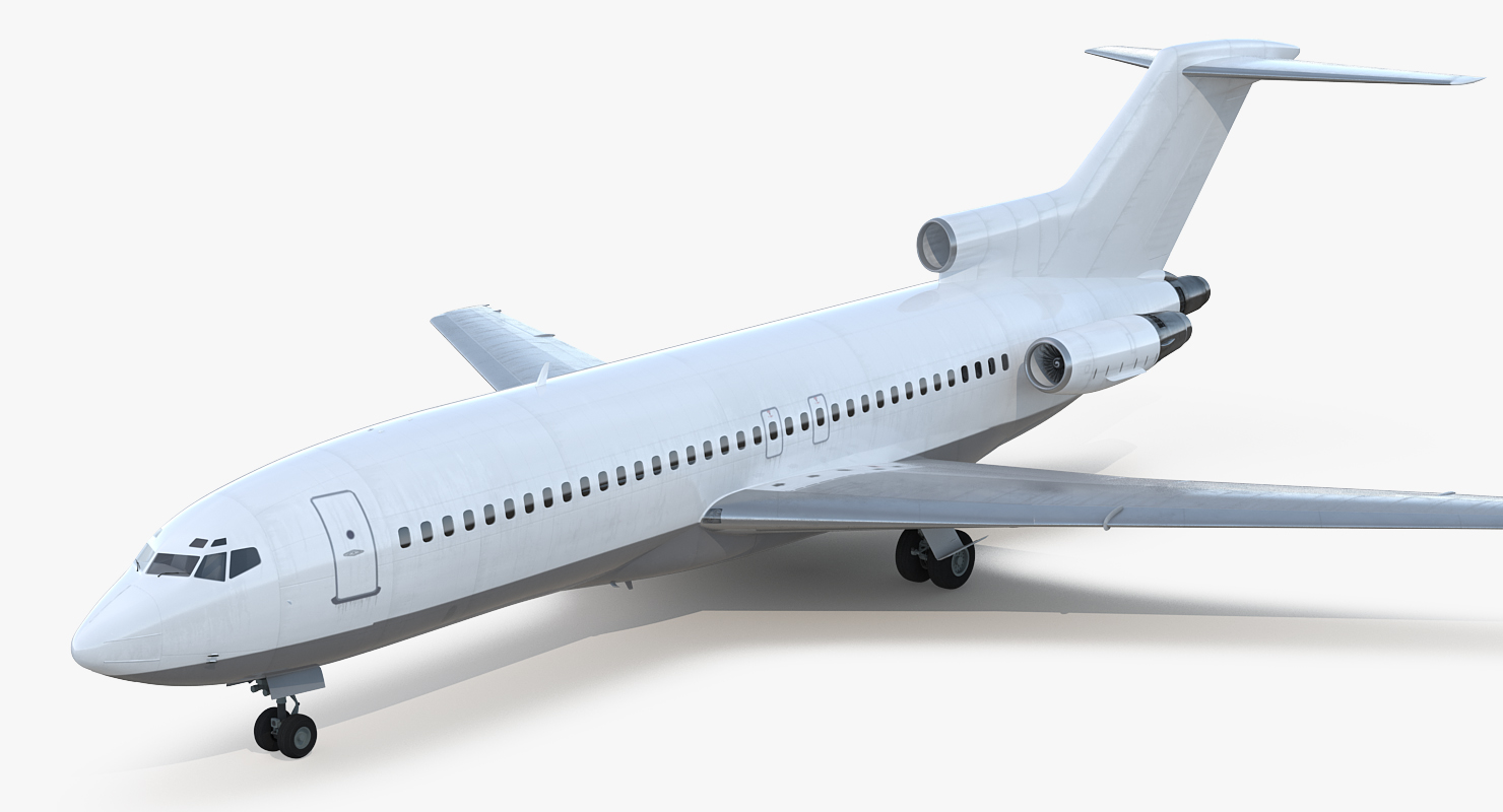 Boeing 727 100 Generic Rigged 3D model