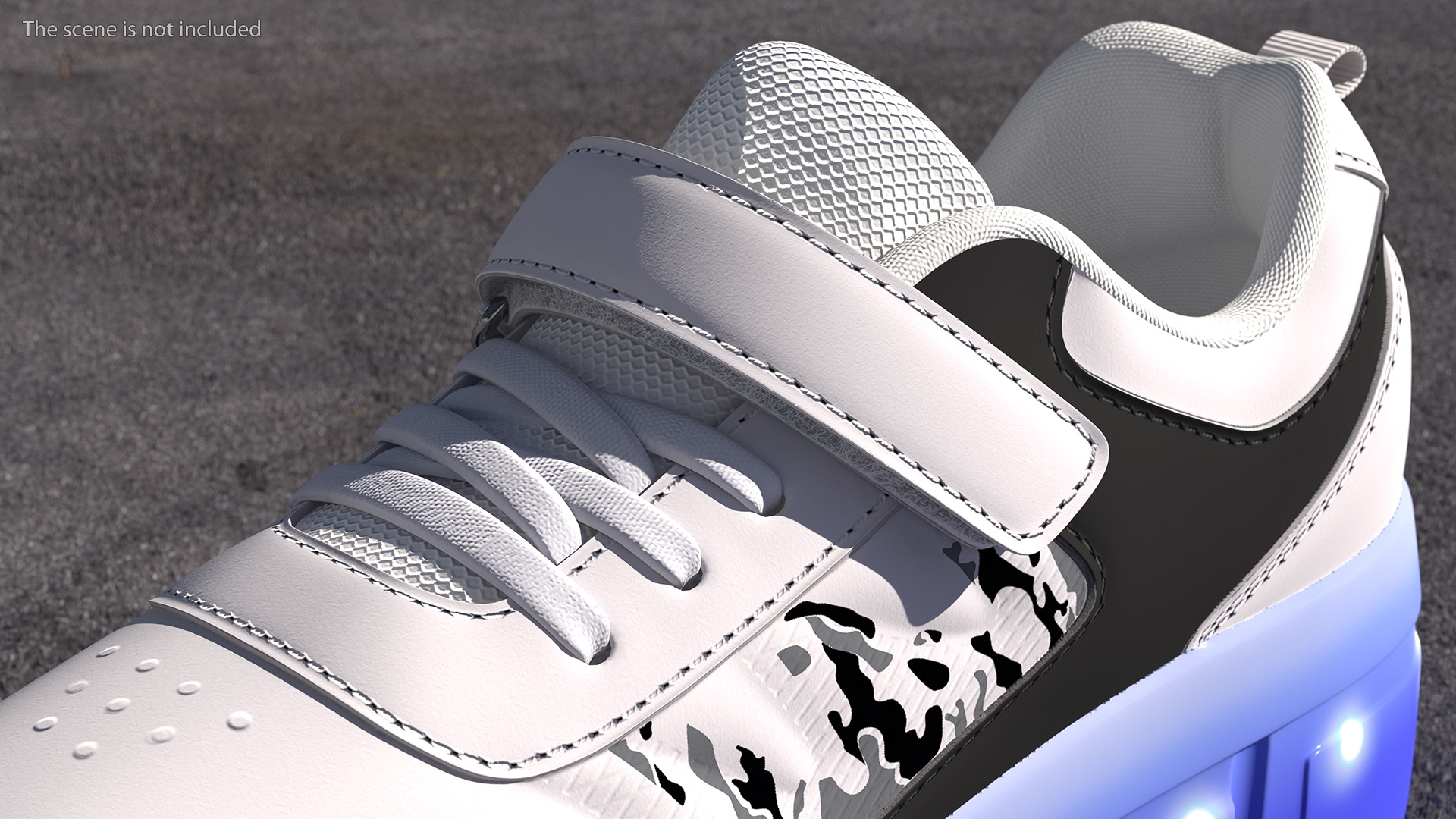 Roller Shoes Light White 3D model