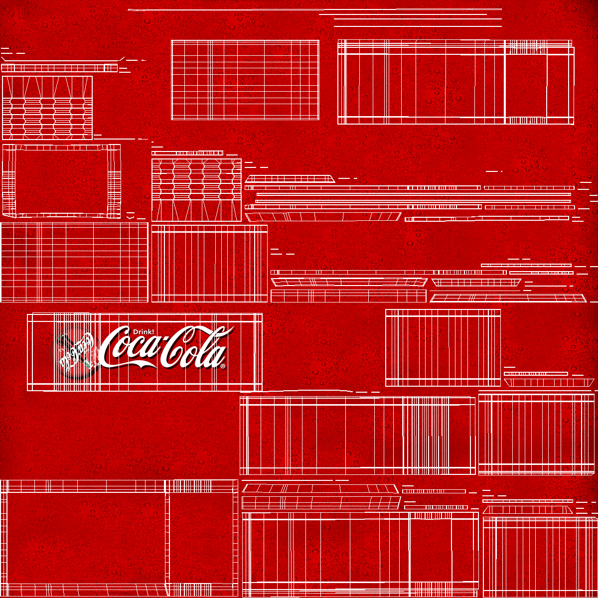 3D model Coca Cola Vending Machine