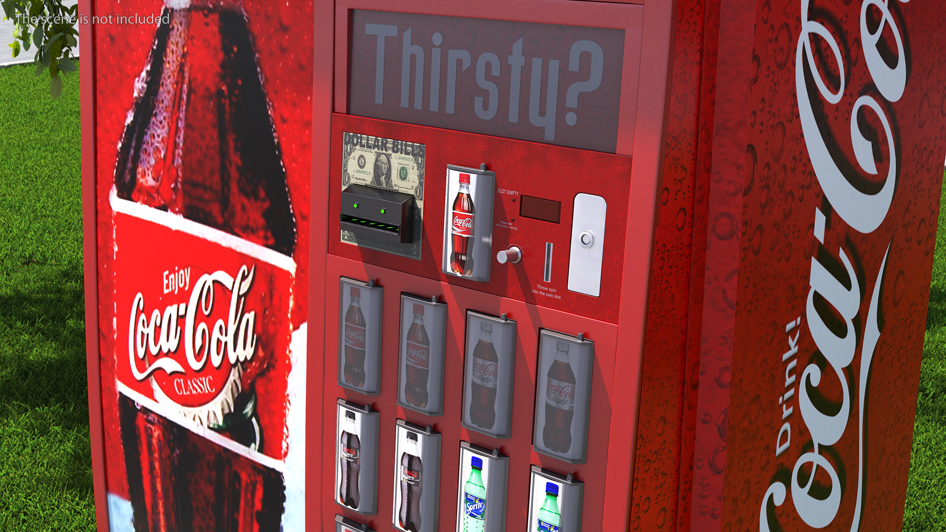 3D model Coca Cola Vending Machine