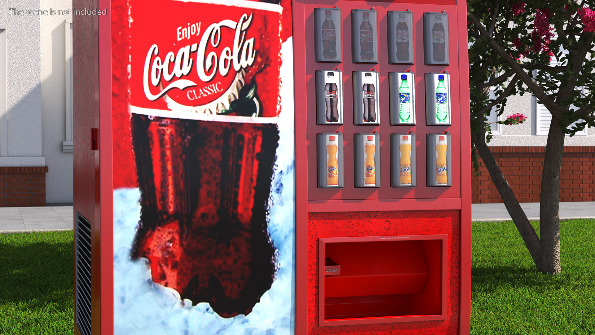 3D model Coca Cola Vending Machine