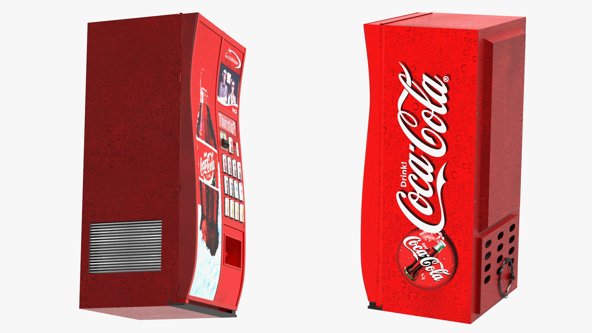 3D model Coca Cola Vending Machine