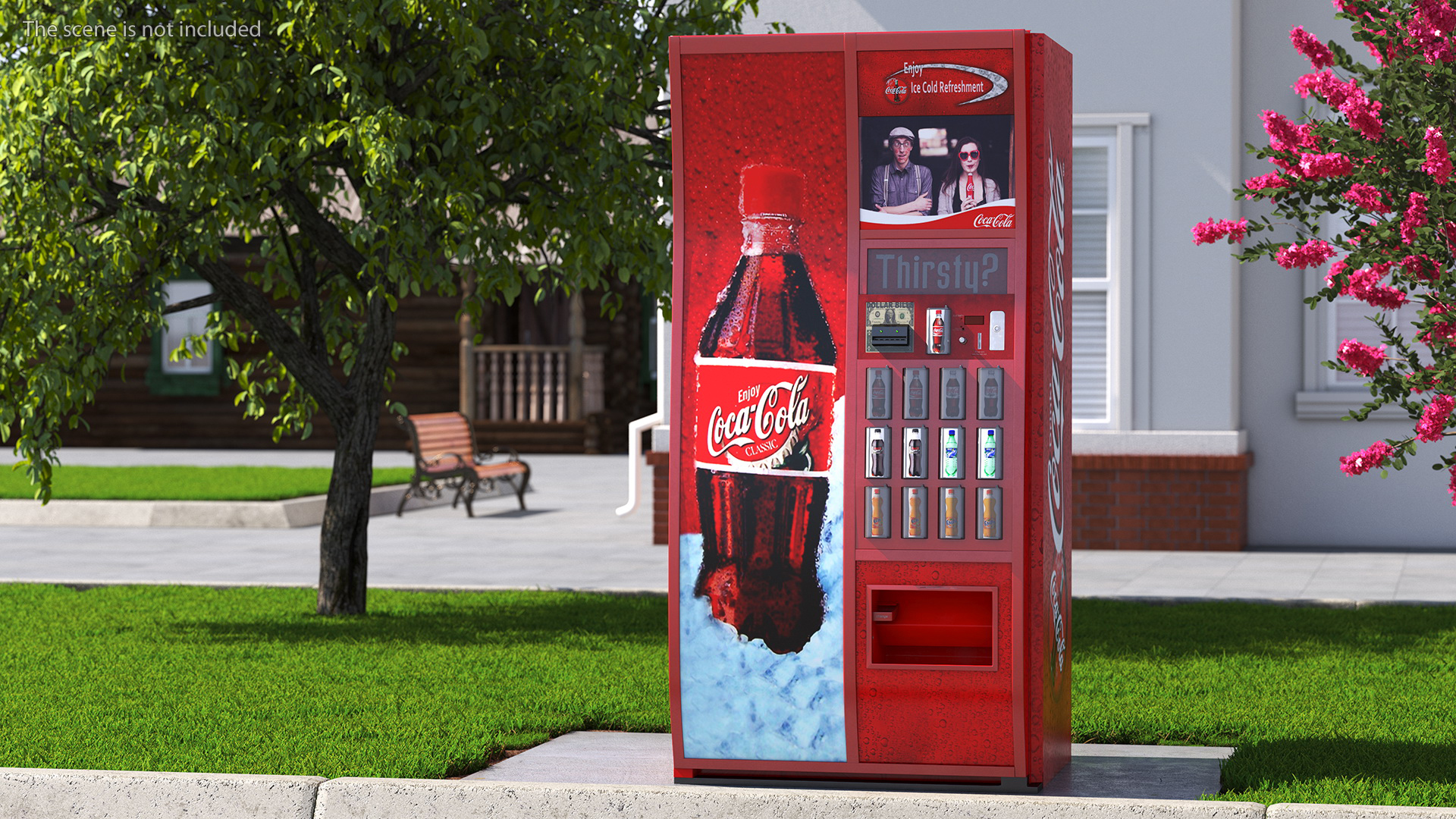 3D model Coca Cola Vending Machine