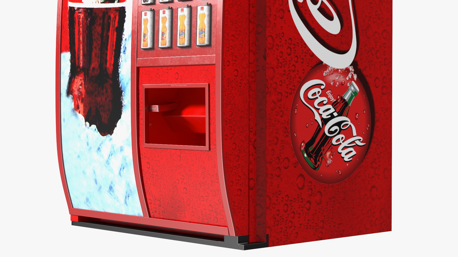 3D model Coca Cola Vending Machine