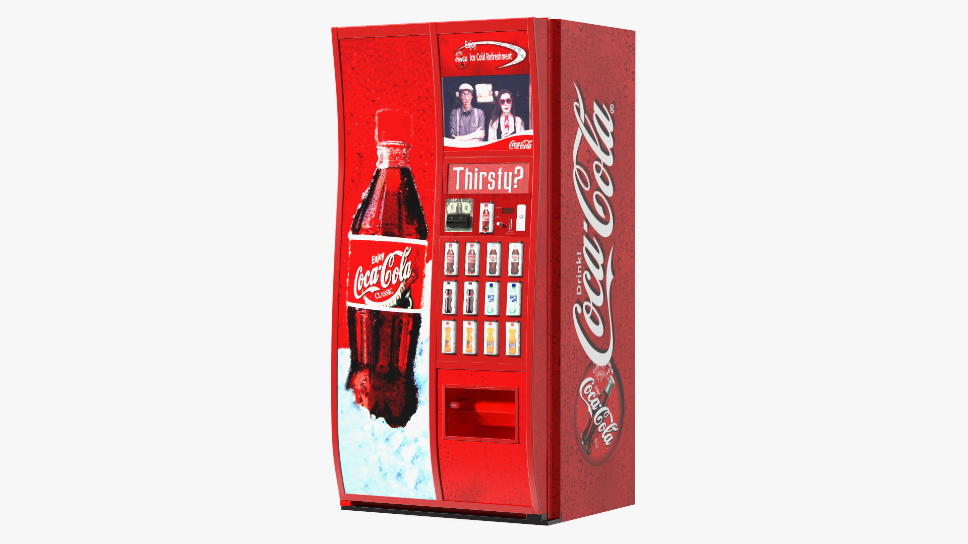 3D model Coca Cola Vending Machine