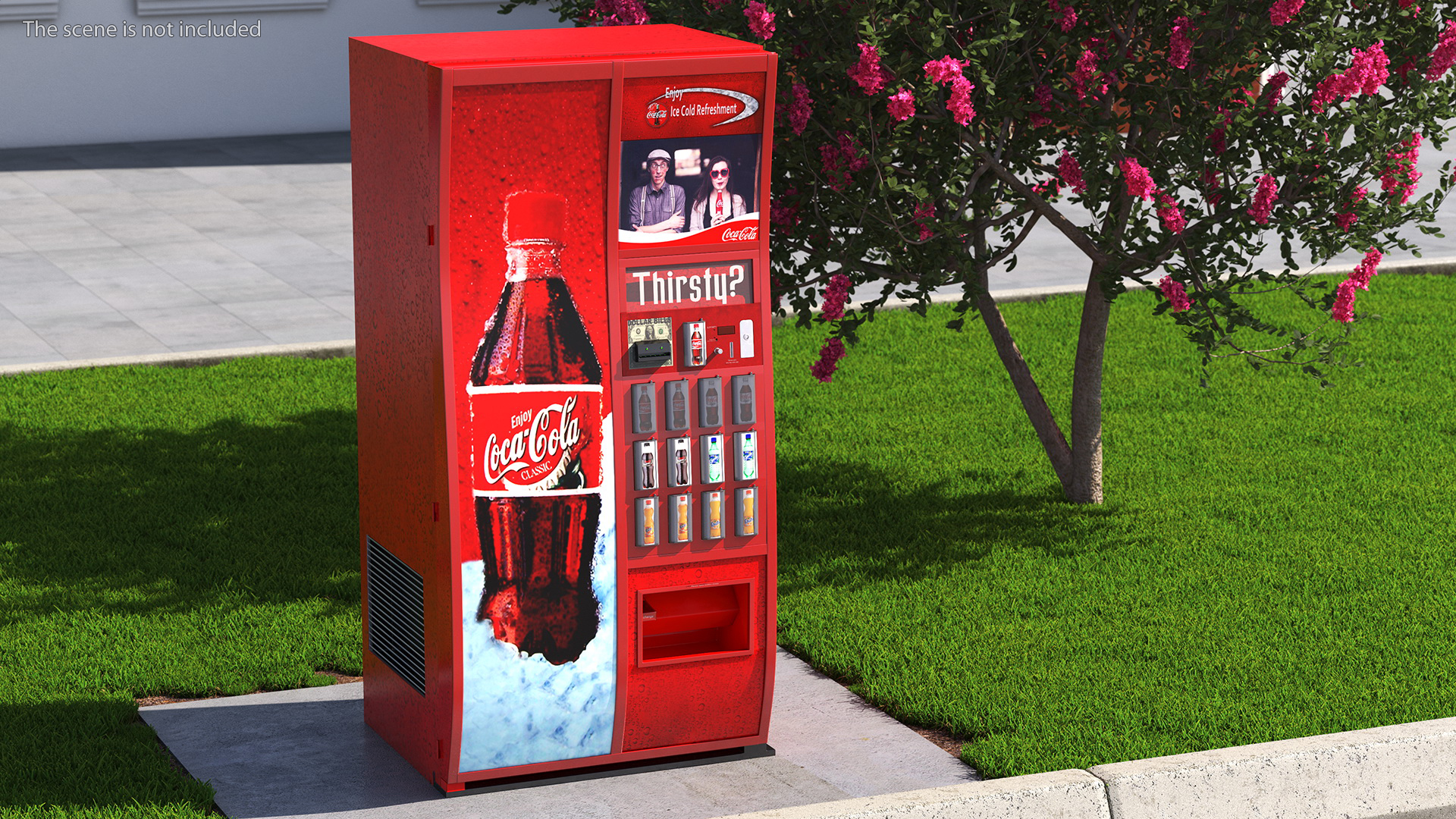 3D model Coca Cola Vending Machine