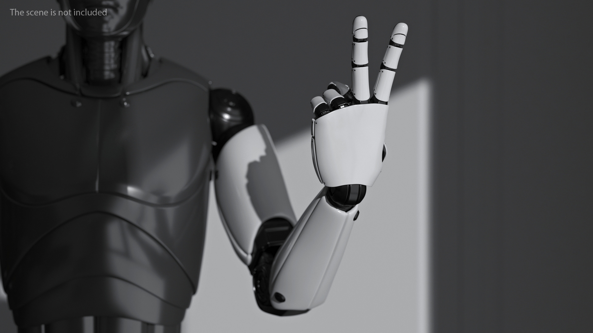 3D Robot Hand Two Finger Pose