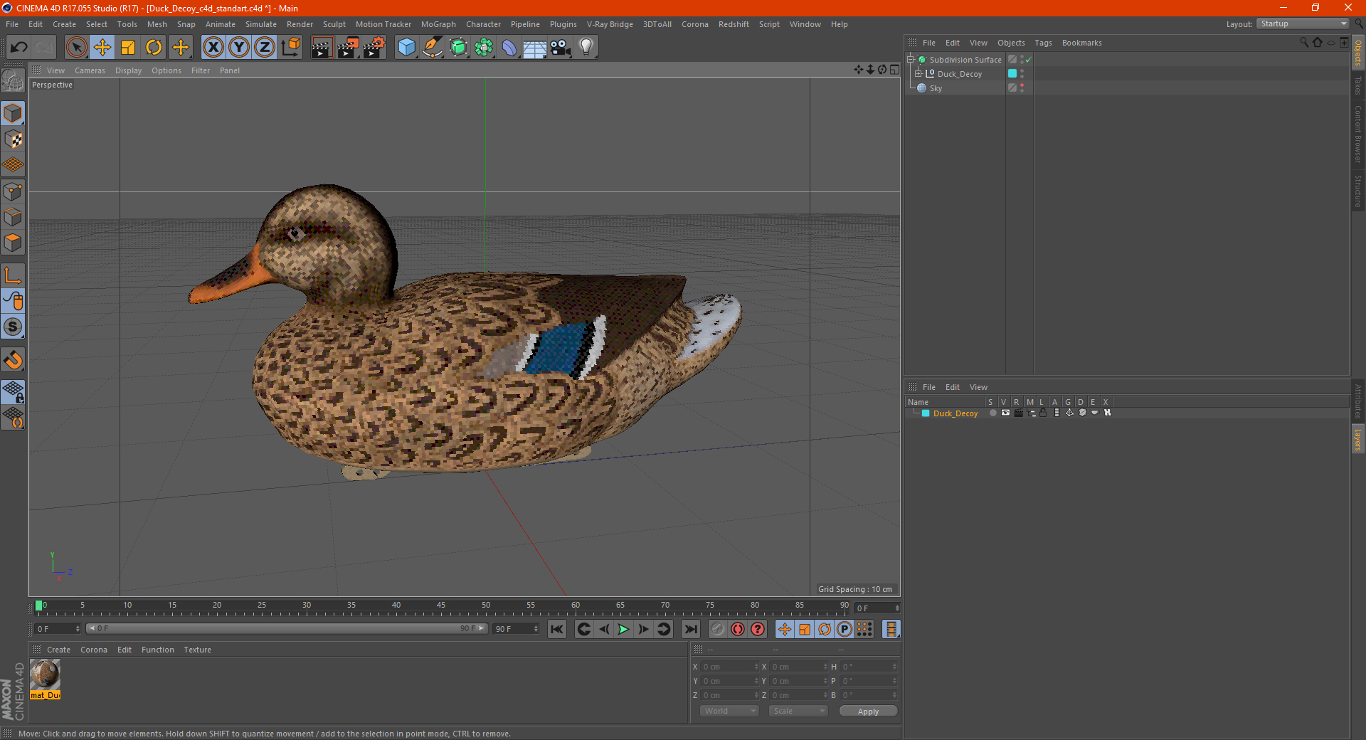 3D model Duck Decoy