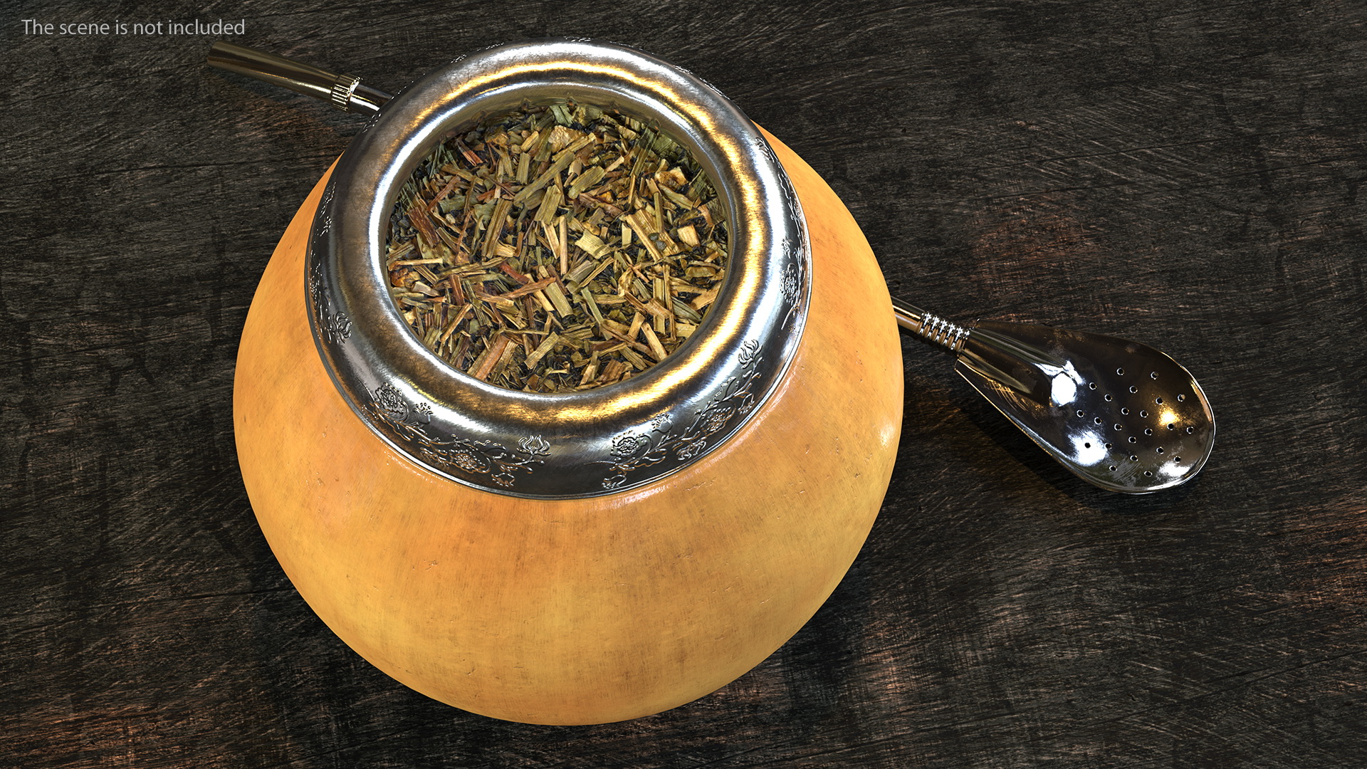 Yerba Mate Orange 3D