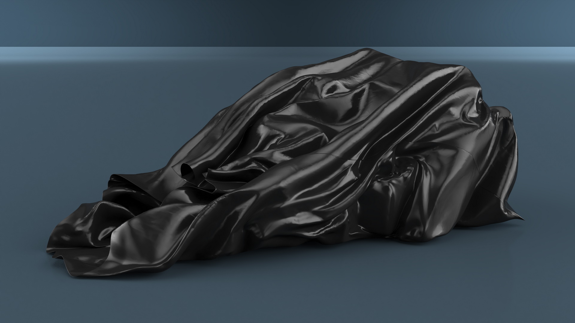 3D Black Repro Trash Bag