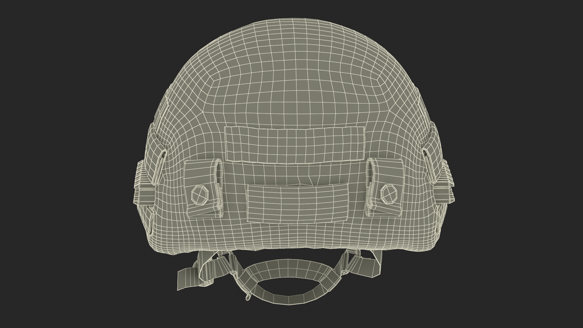 3D model Helmet Ratnik Light Green Case