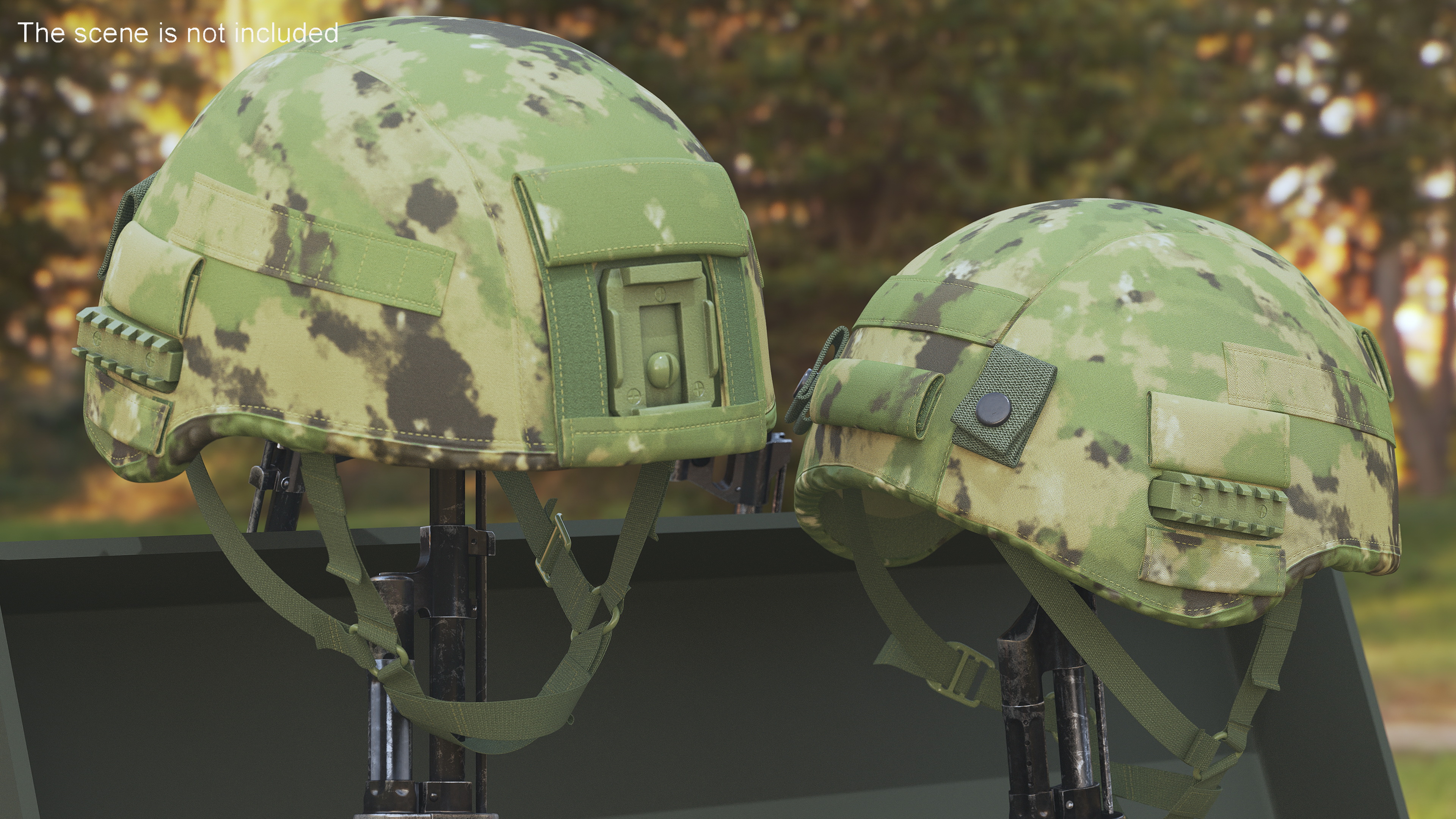 3D model Helmet Ratnik Light Green Case