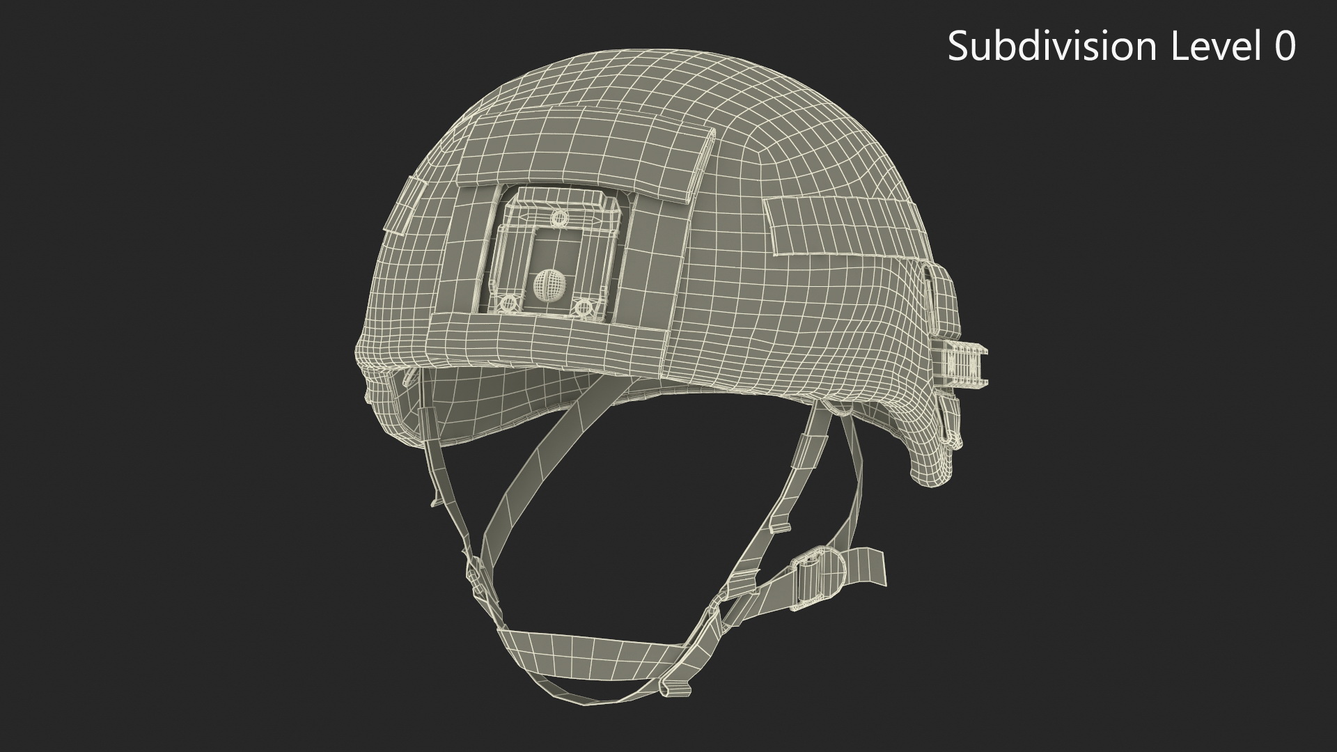 3D model Helmet Ratnik Light Green Case