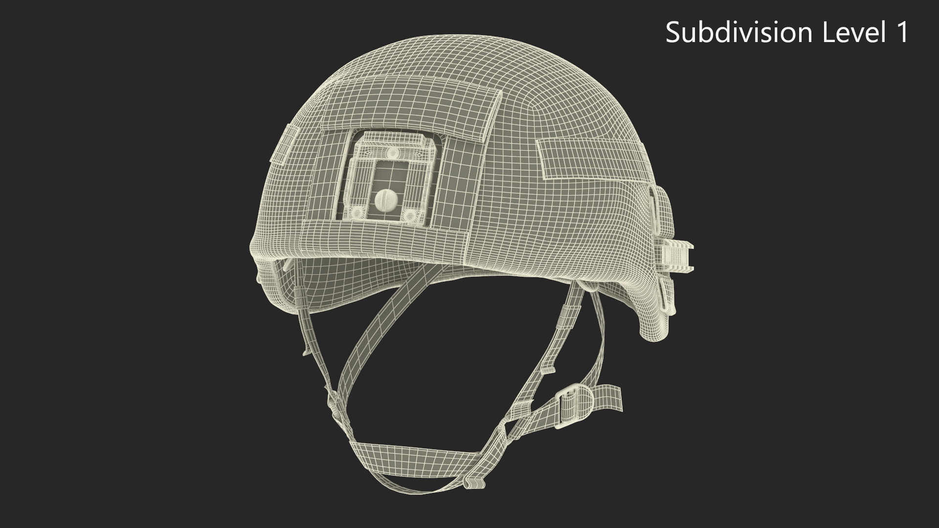 3D model Helmet Ratnik Light Green Case