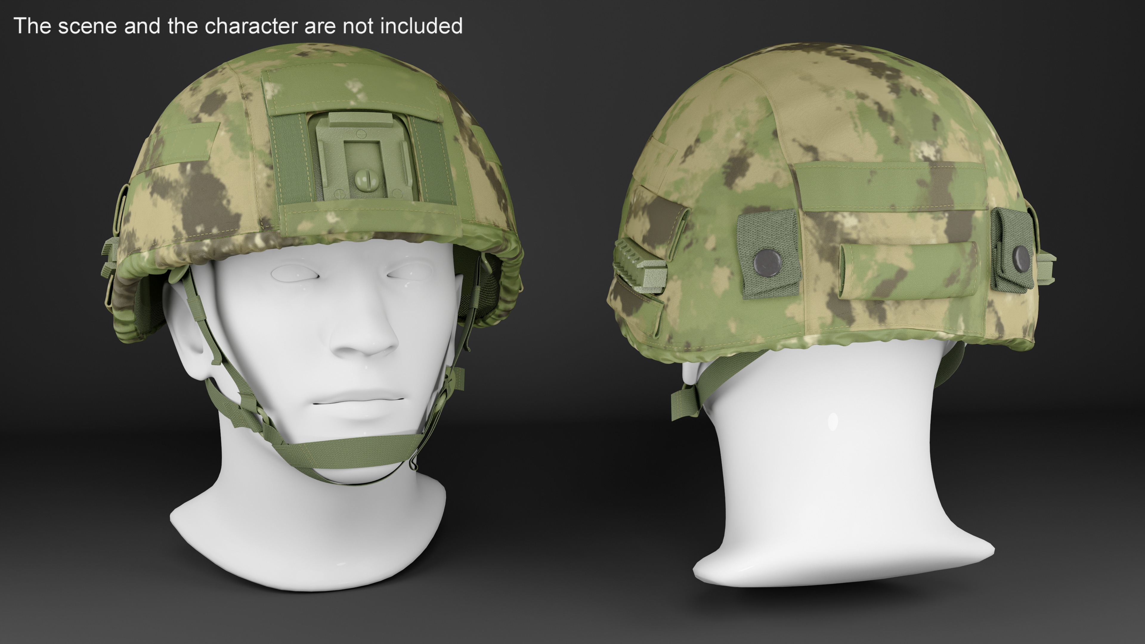 3D model Helmet Ratnik Light Green Case