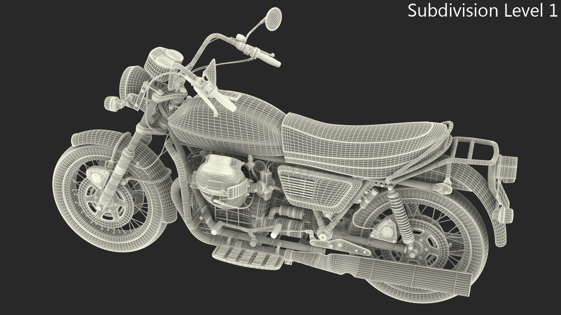 3D model Moto Guzzi 850 California