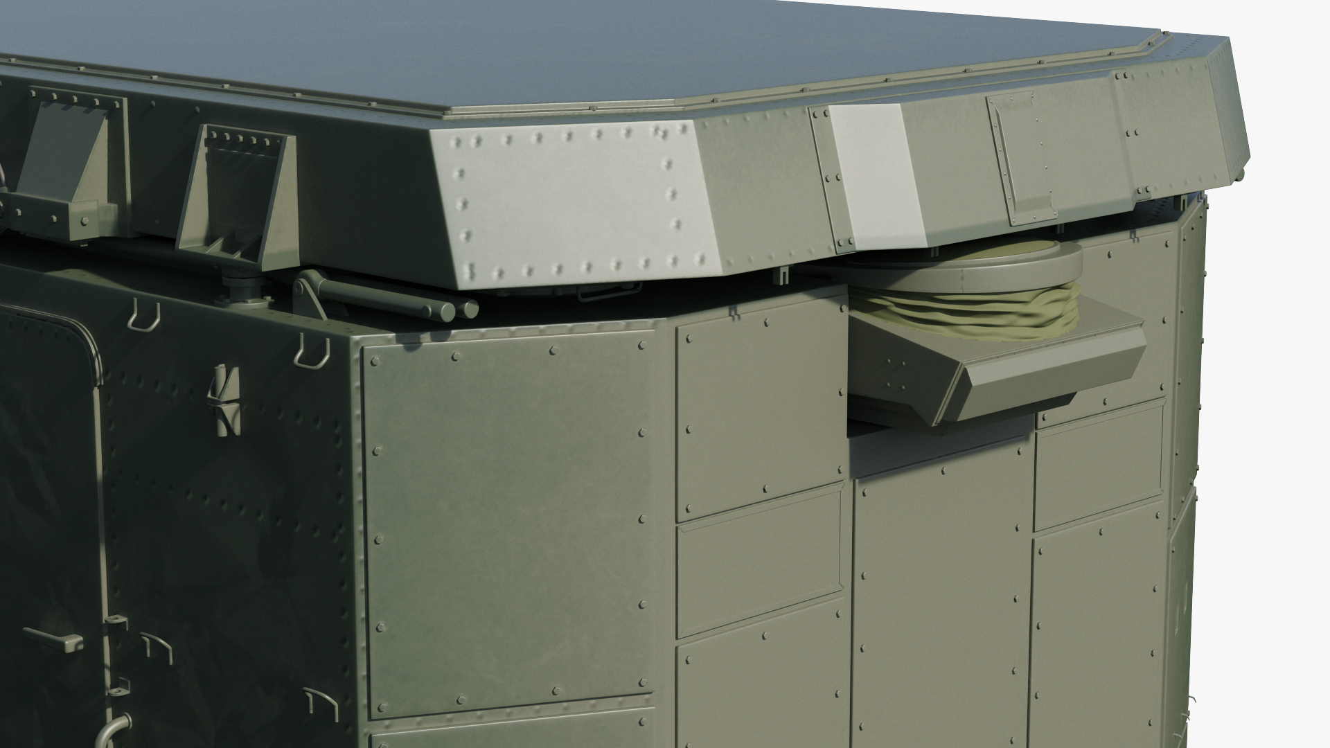 3D model Flap Lid B Missile Guidance Radar Folded