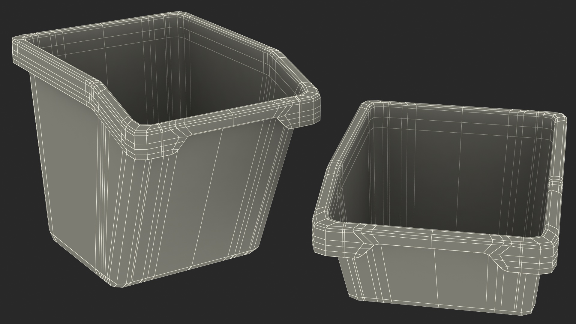 3D Storage Containers with Lid Set