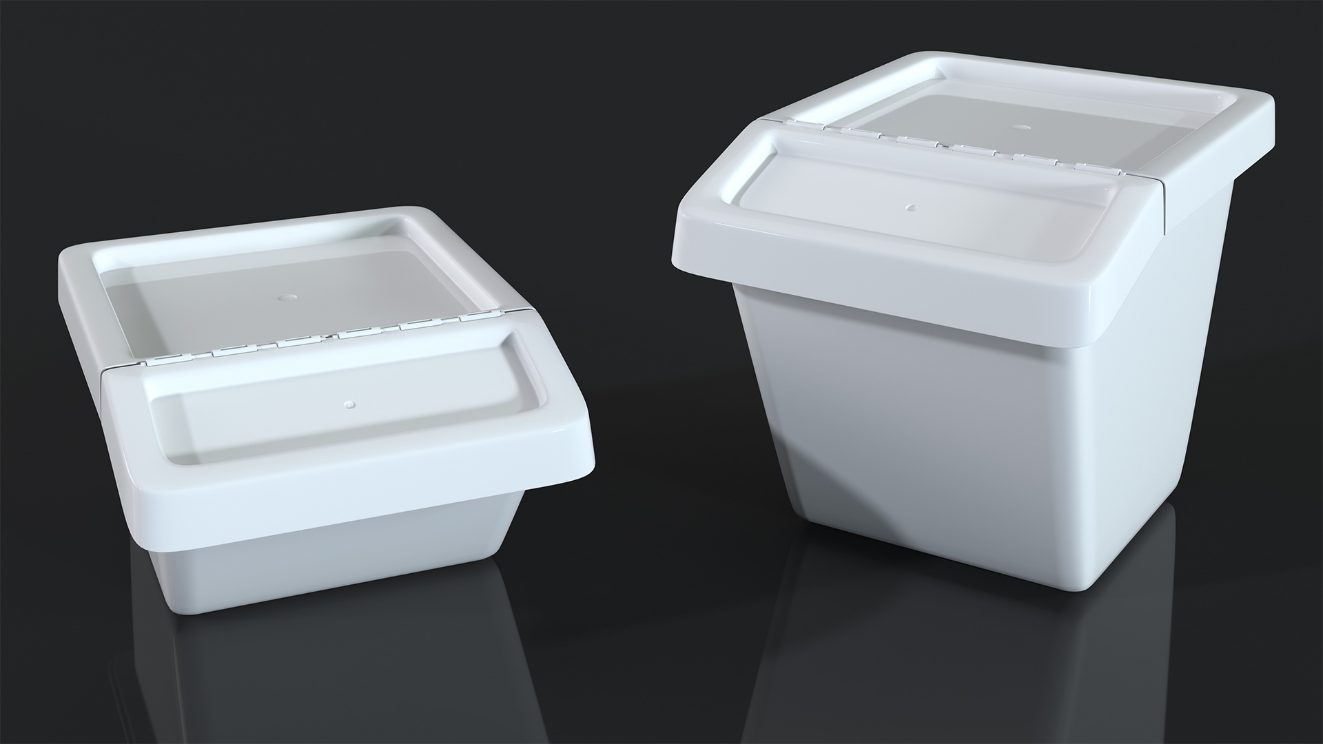 3D Storage Containers with Lid Set