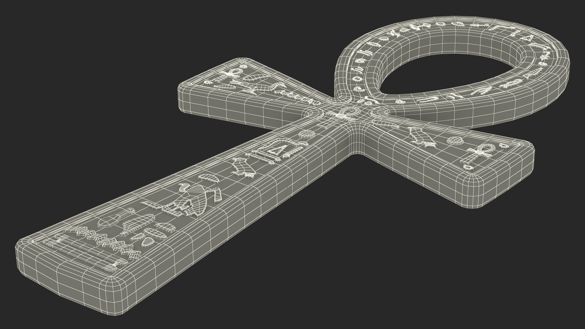 Egyptian Cross 3D model