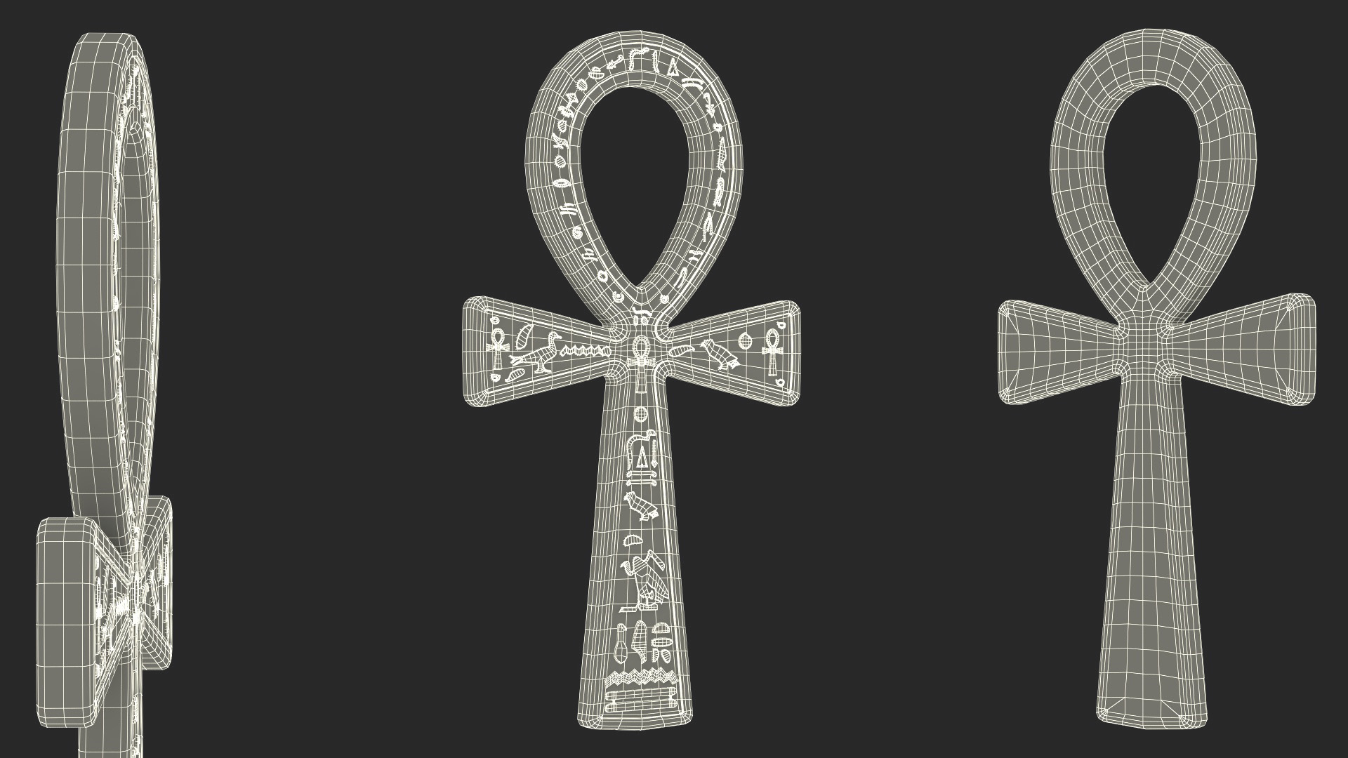 Egyptian Cross 3D model