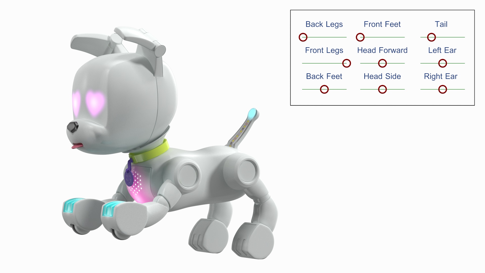 MINTiD Robot Dog E Rigged for Maya 3D model