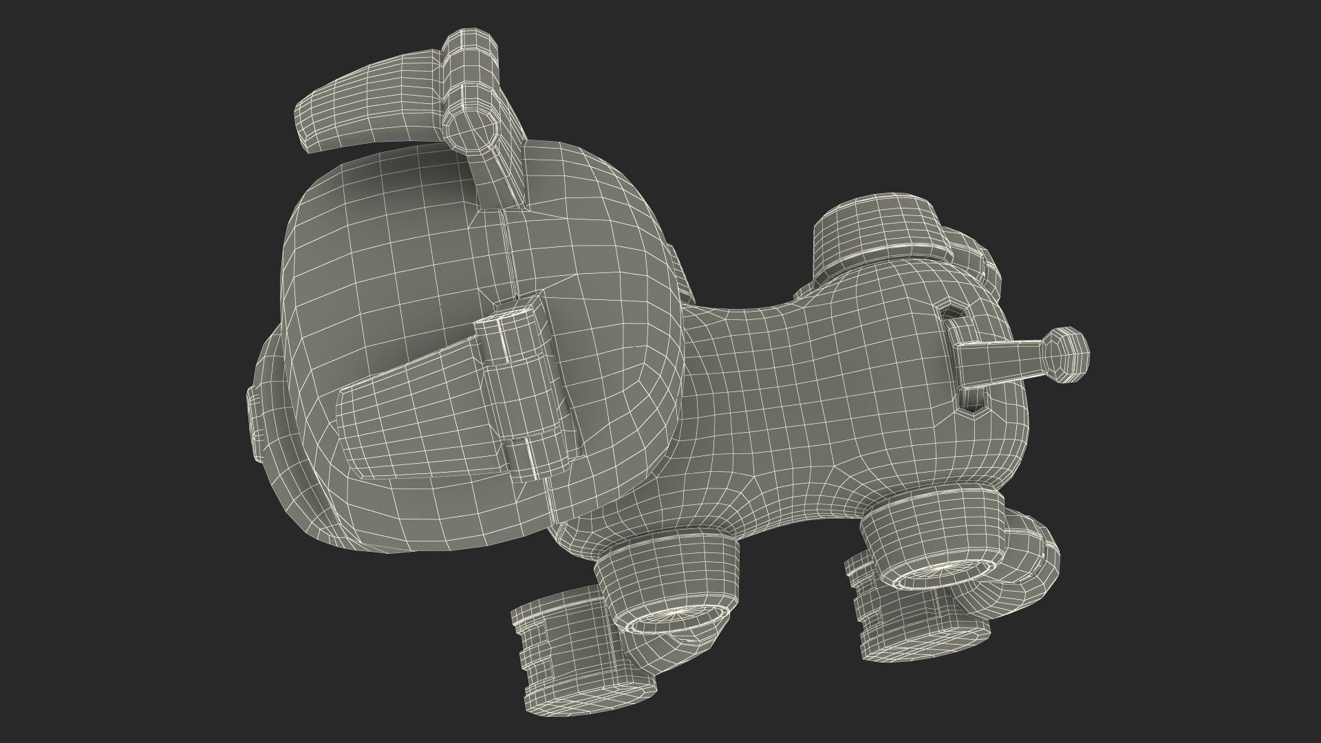 MINTiD Robot Dog E Rigged for Maya 3D model