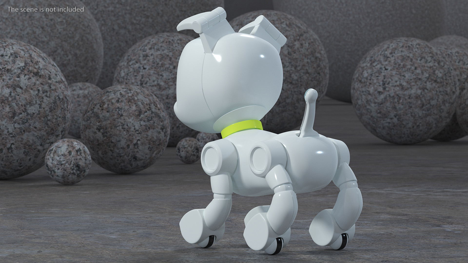 MINTiD Robot Dog E Rigged for Maya 3D model