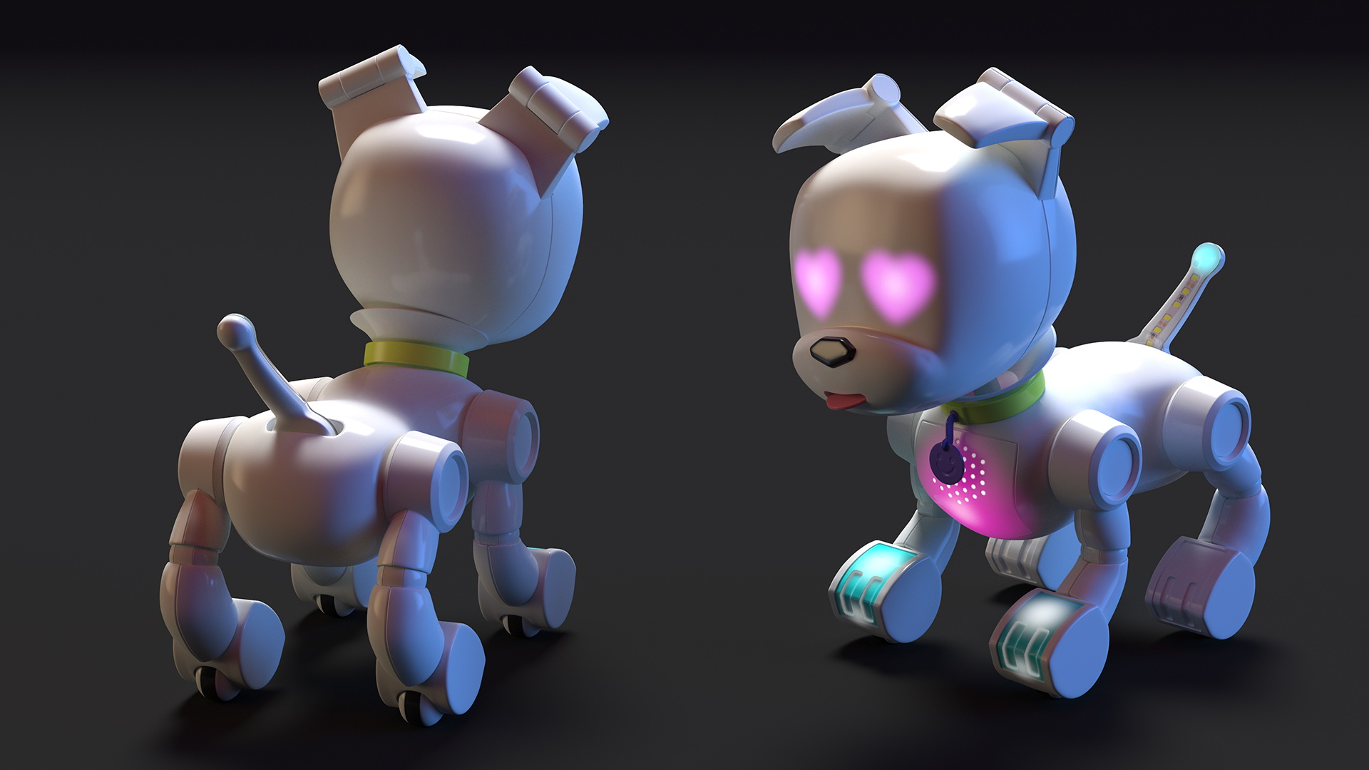 MINTiD Robot Dog E Rigged for Maya 3D model