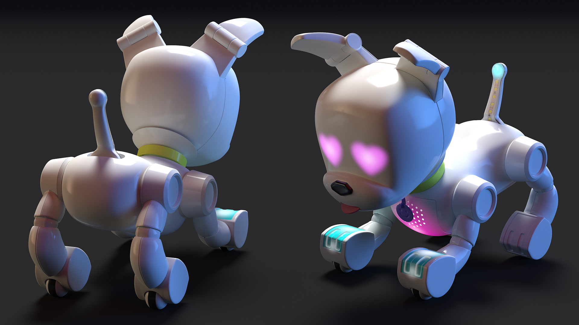 MINTiD Robot Dog E Rigged for Maya 3D model