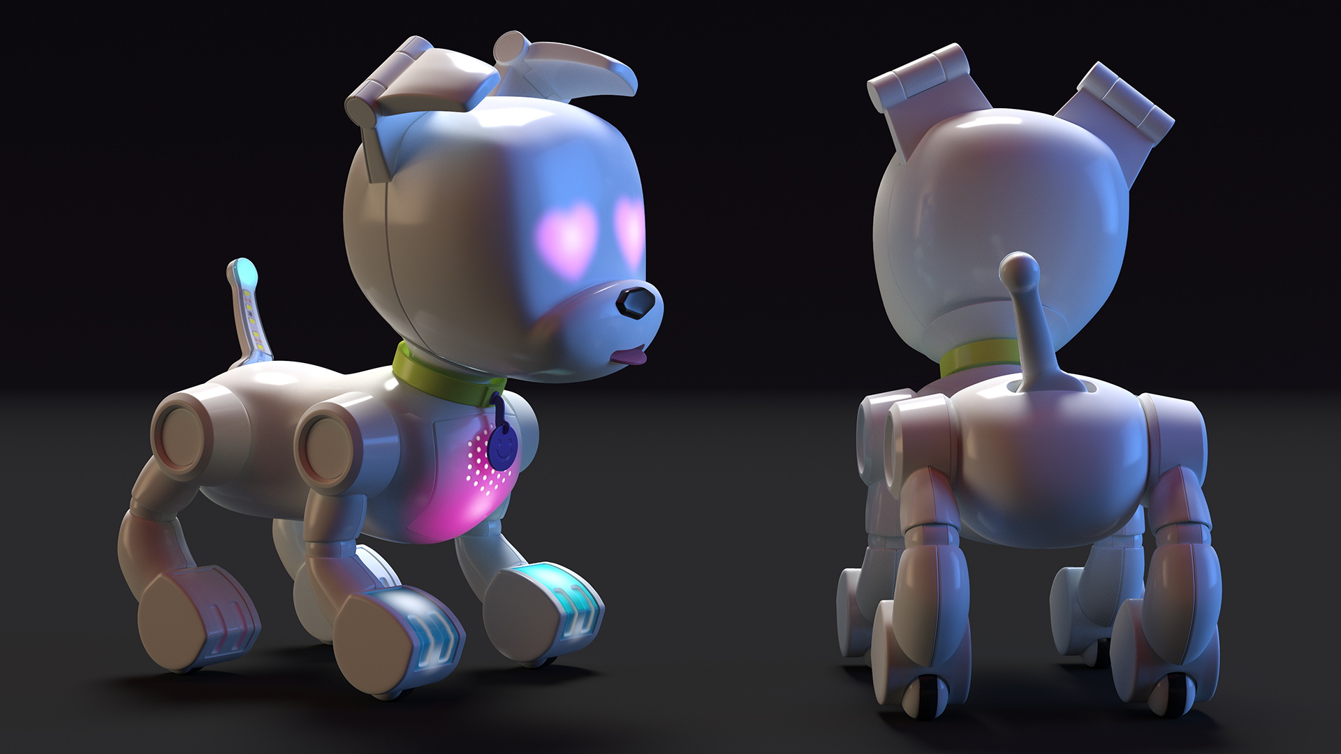 MINTiD Robot Dog E Rigged for Maya 3D model