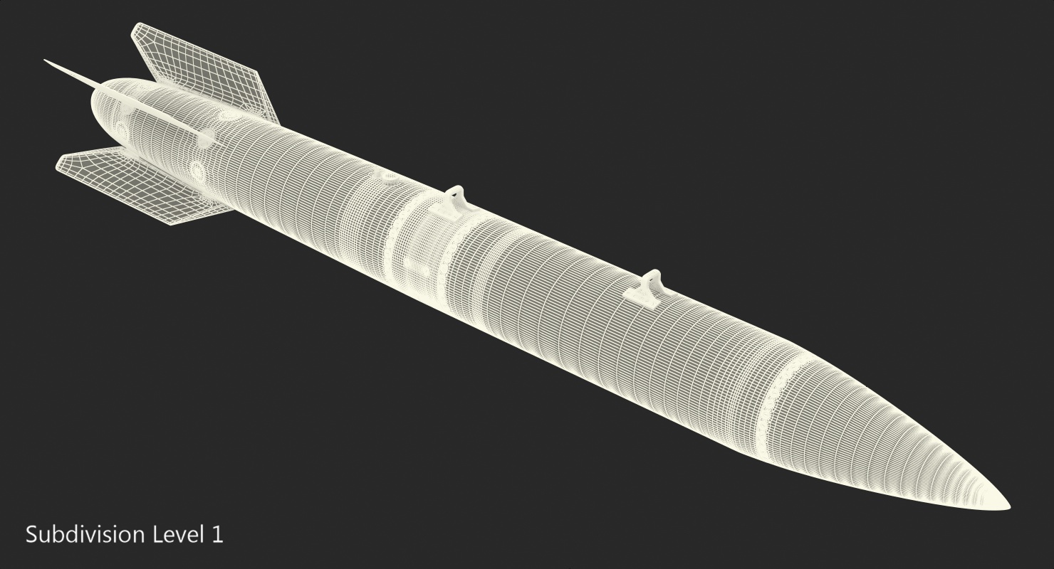 B61 12 Nuclear Bomb 3D model