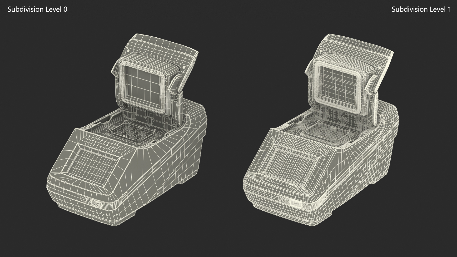 3D model PCR Amplifier BioRad T100