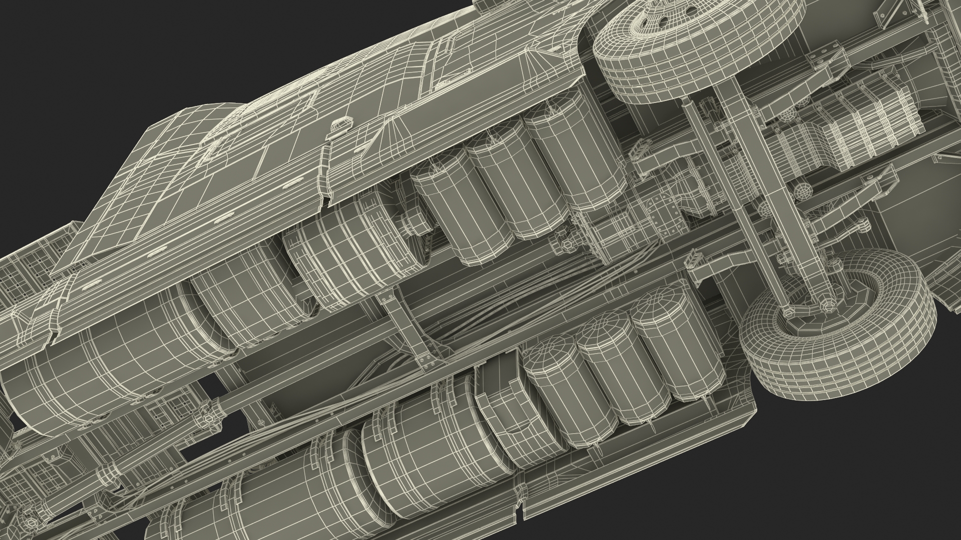 Volvo VNL 860 Truck with Car Carrier Vehicles Loaded 3D