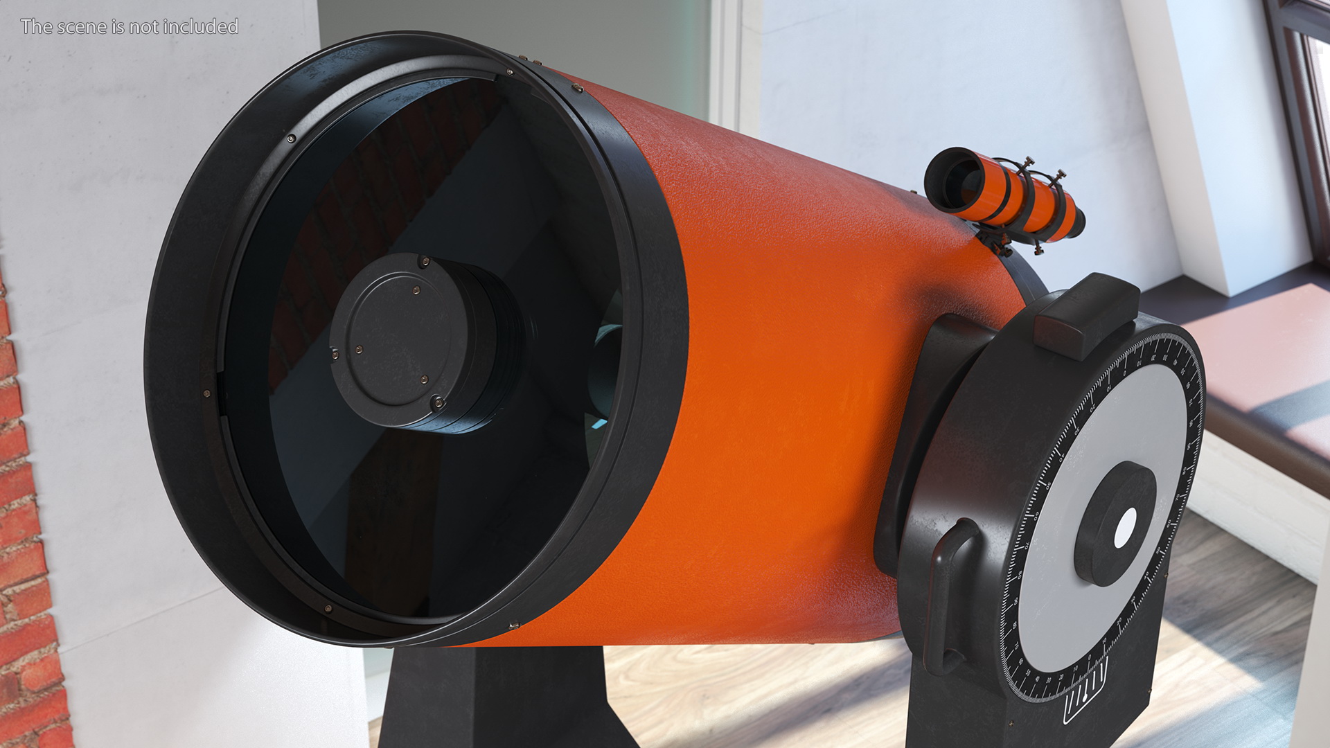 Telescope 16 Inch with Tripod 3D model