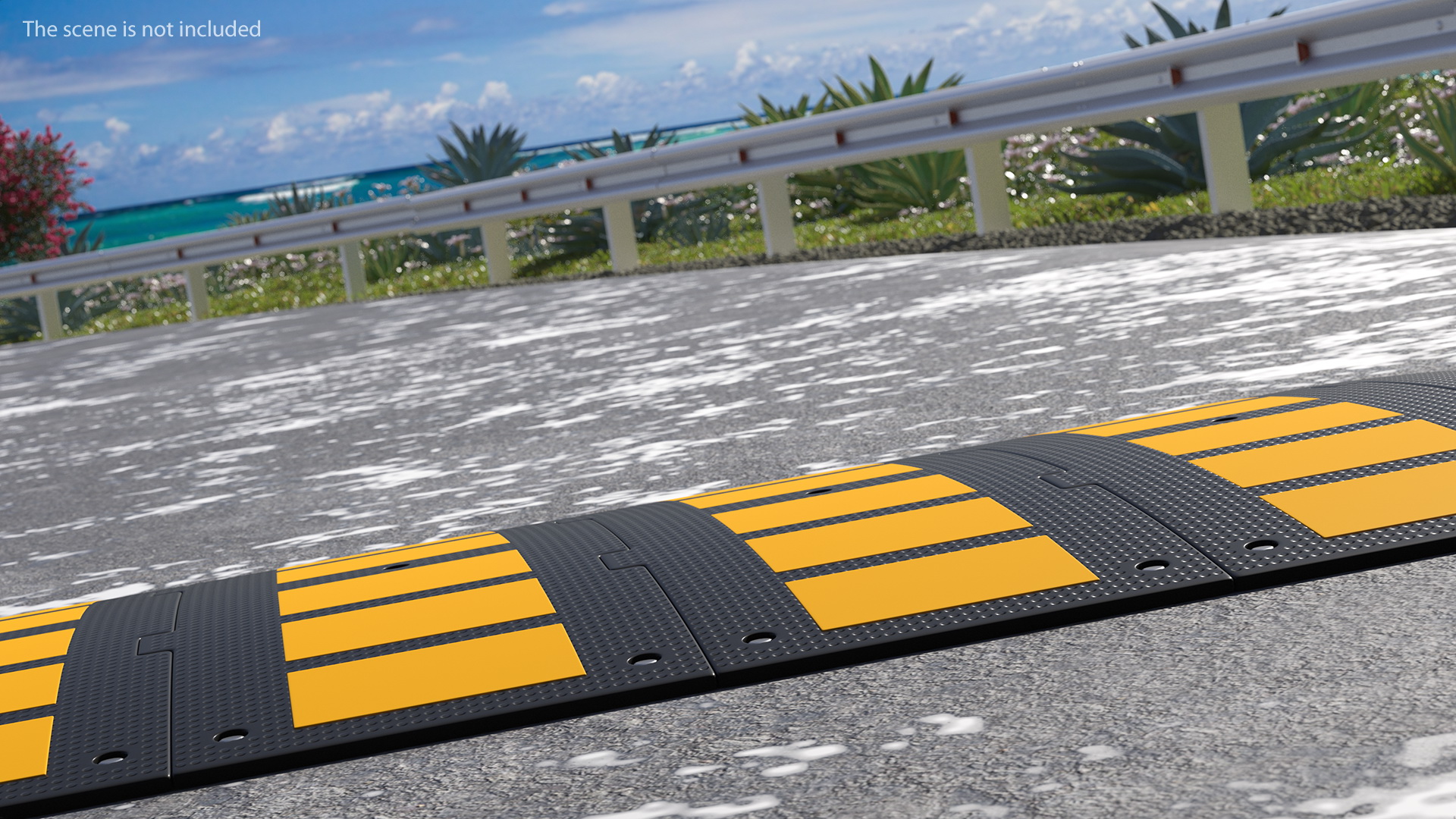 Rubber Speed Hump 3D