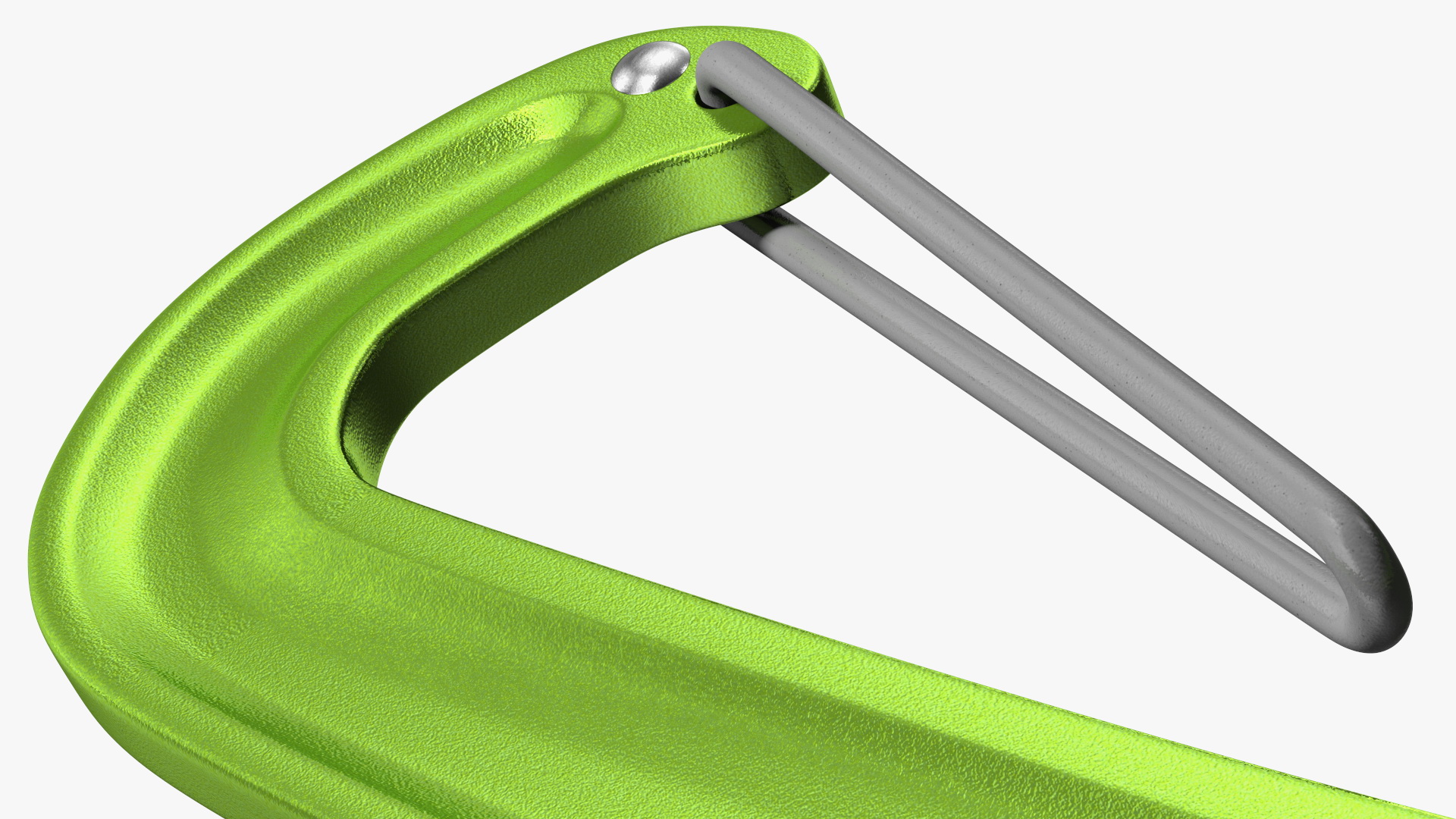 3D model Open Carabiner Green