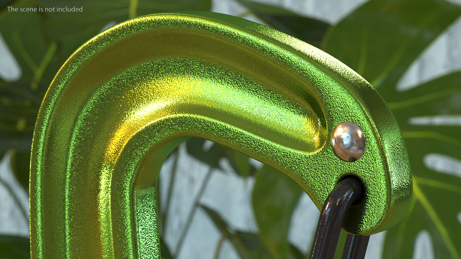 3D model Open Carabiner Green