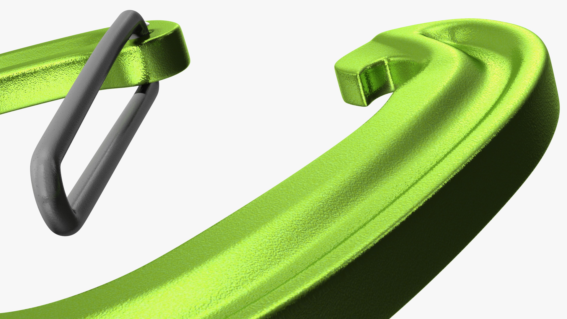 3D model Open Carabiner Green