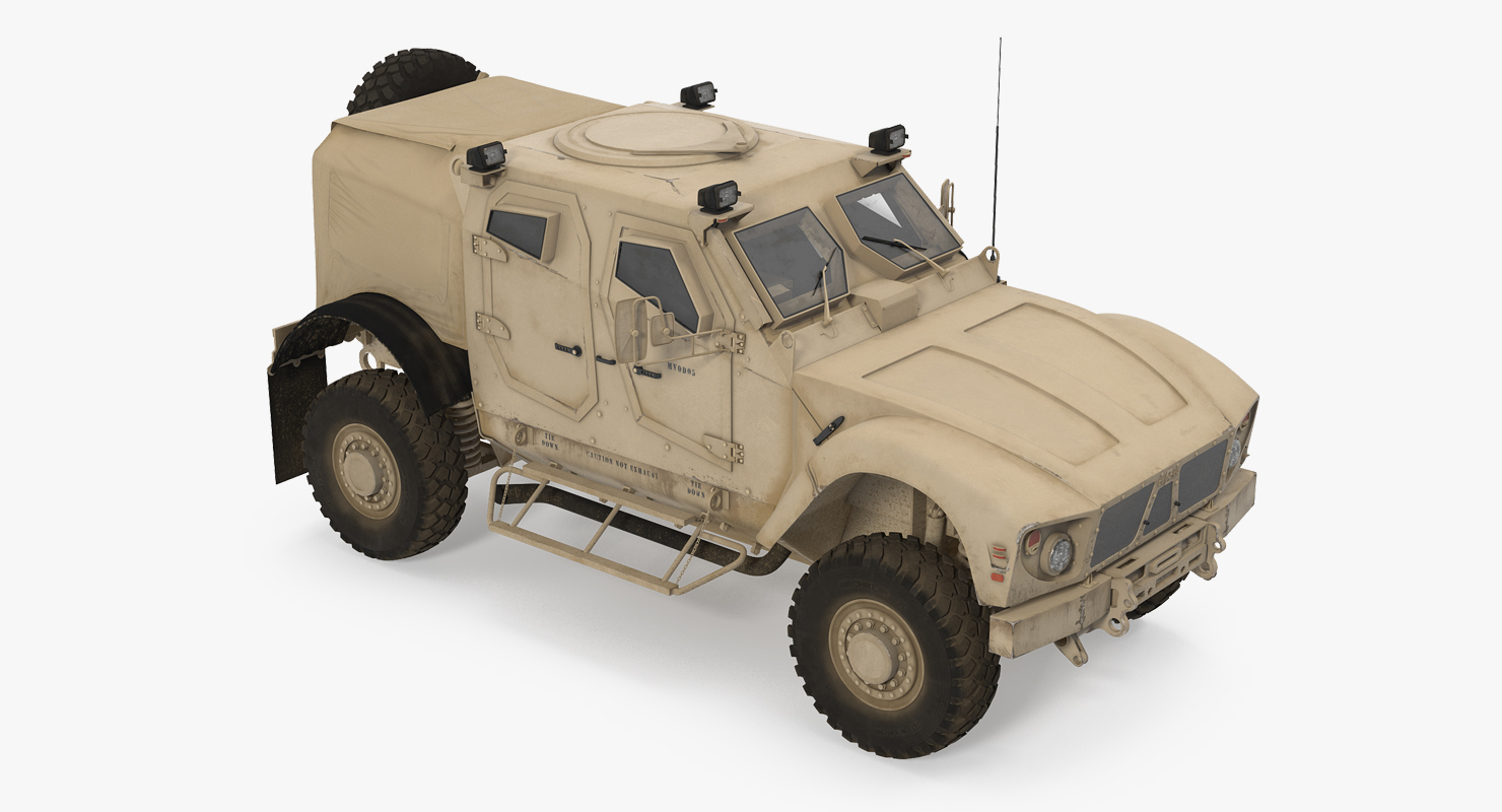 3D model Oshkosh M ATV Protected Military Vehicle