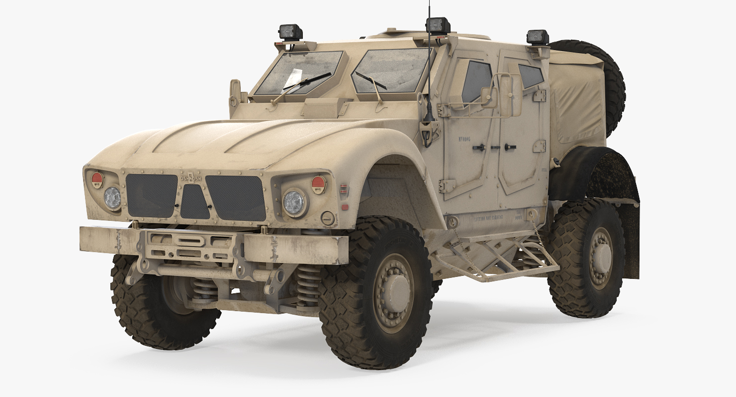 3D model Oshkosh M ATV Protected Military Vehicle