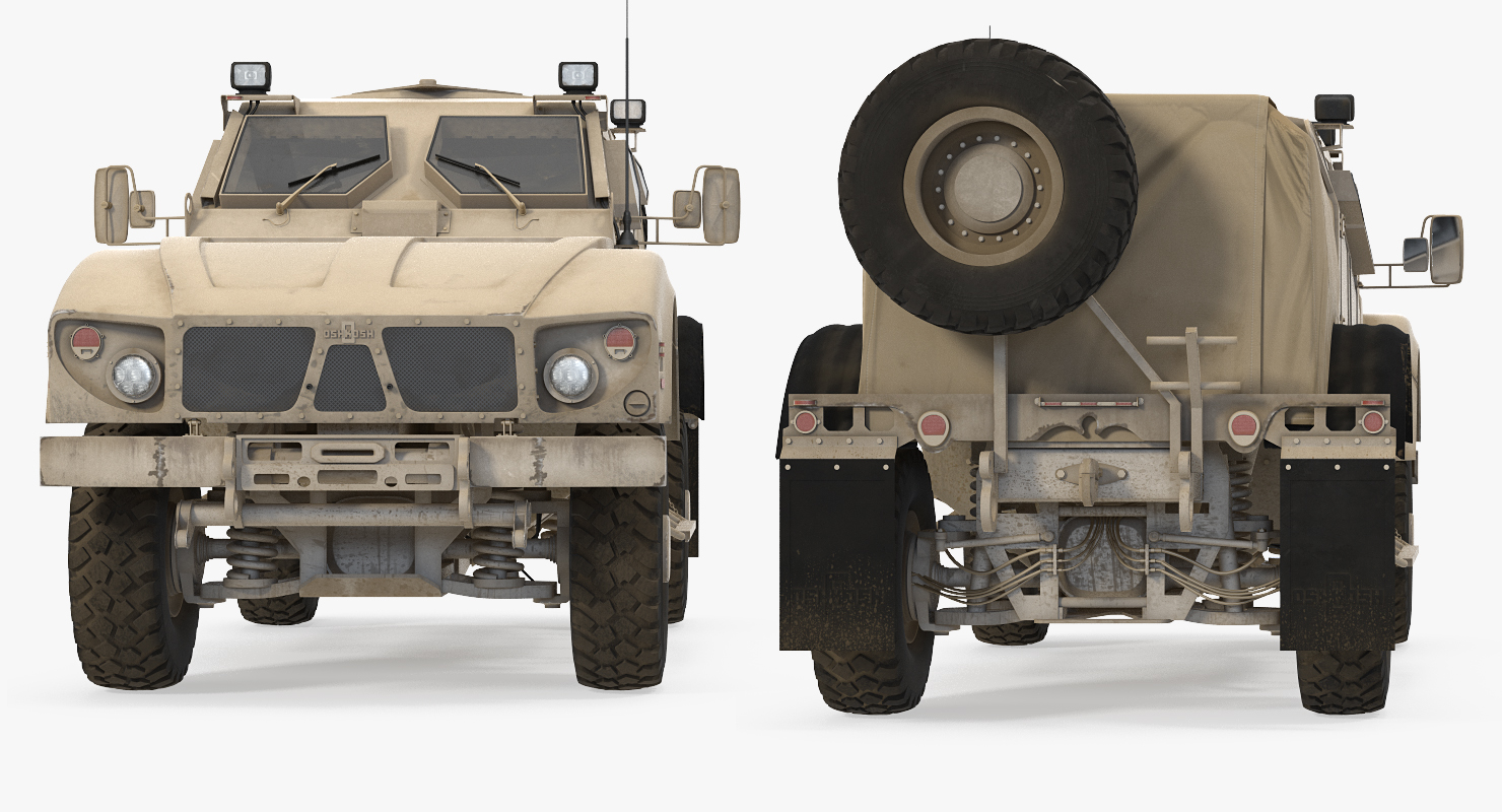 3D model Oshkosh M ATV Protected Military Vehicle