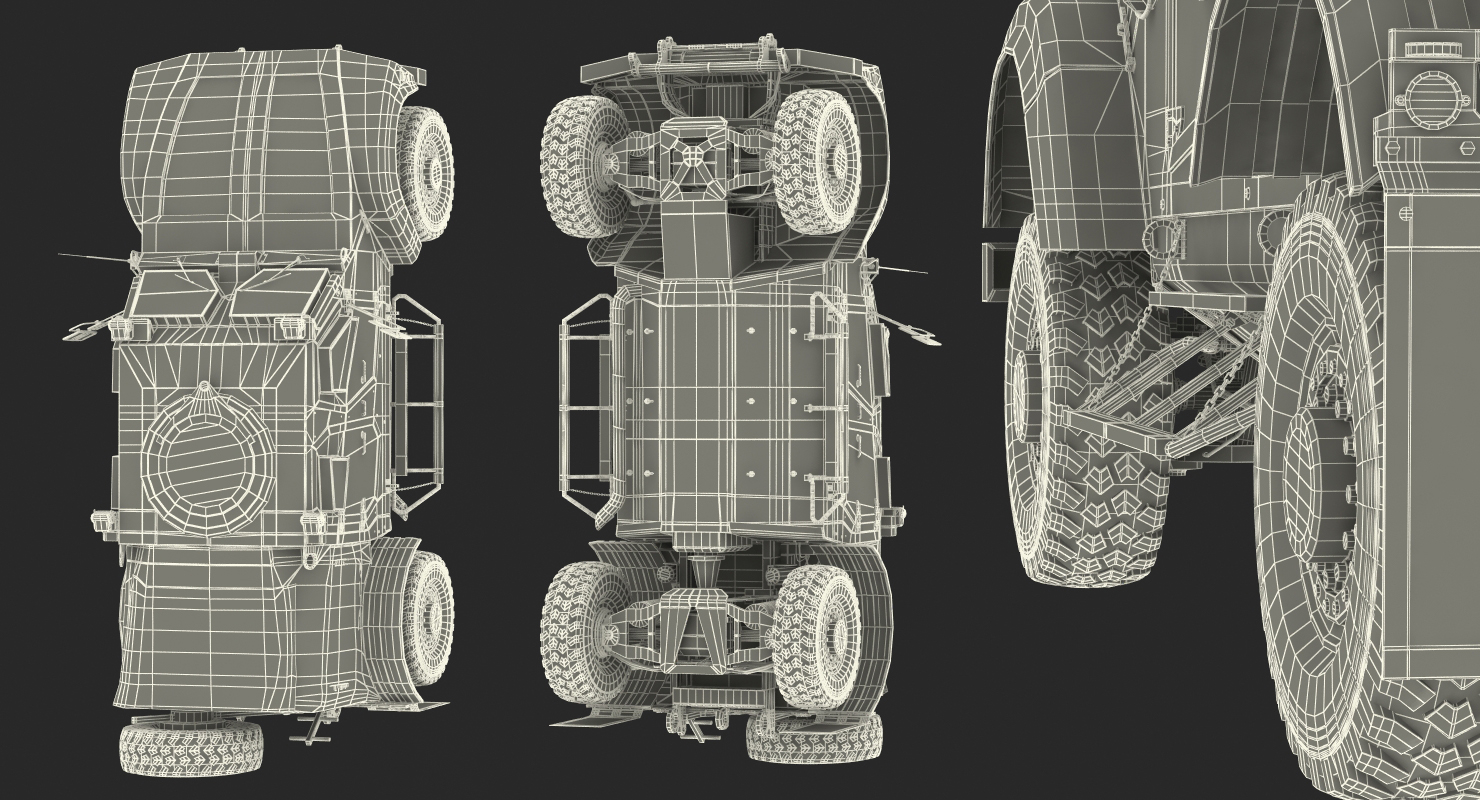 3D model Oshkosh M ATV Protected Military Vehicle